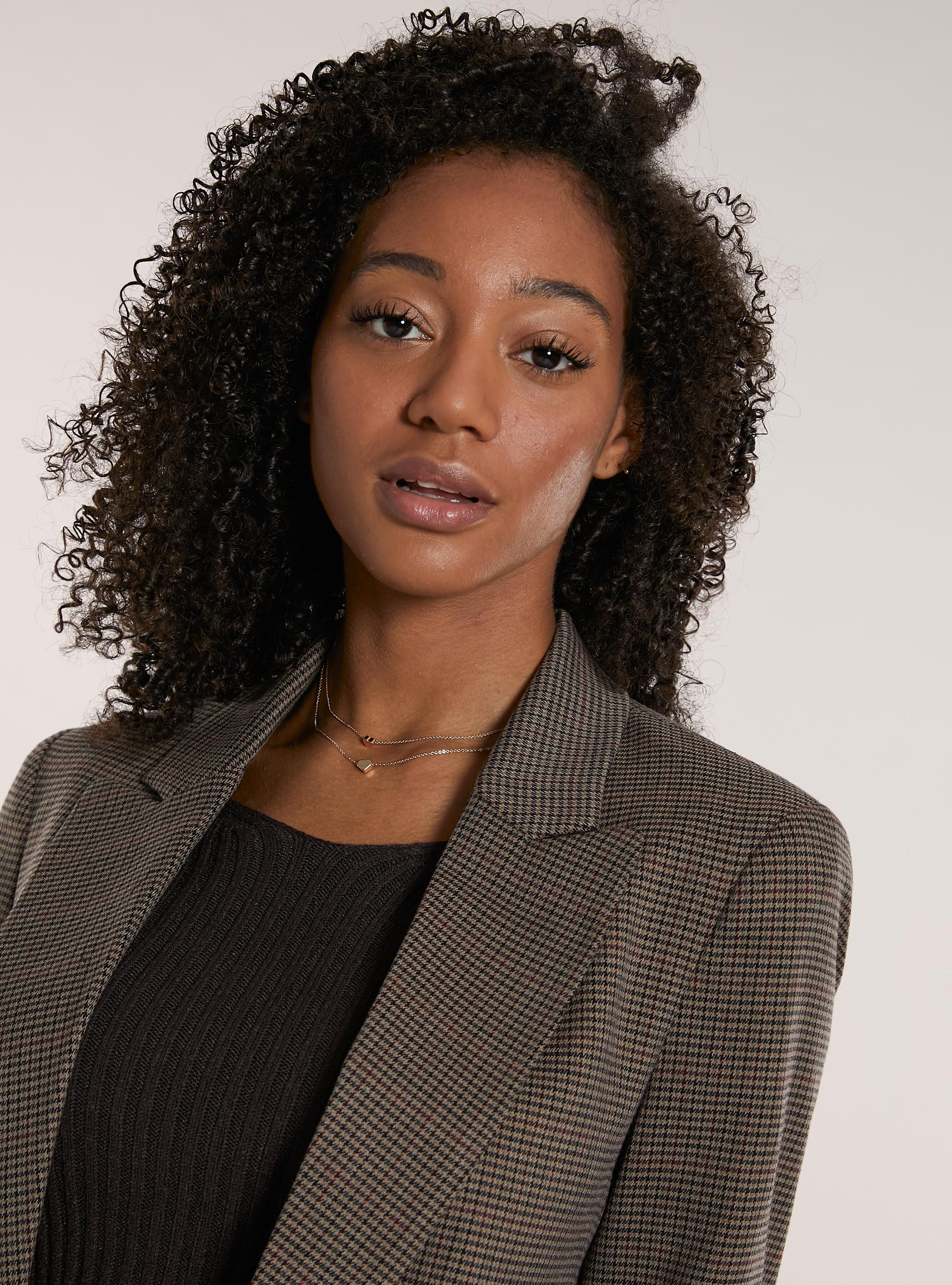 Giacca a quadri, BR2 BROWN MEDIUM