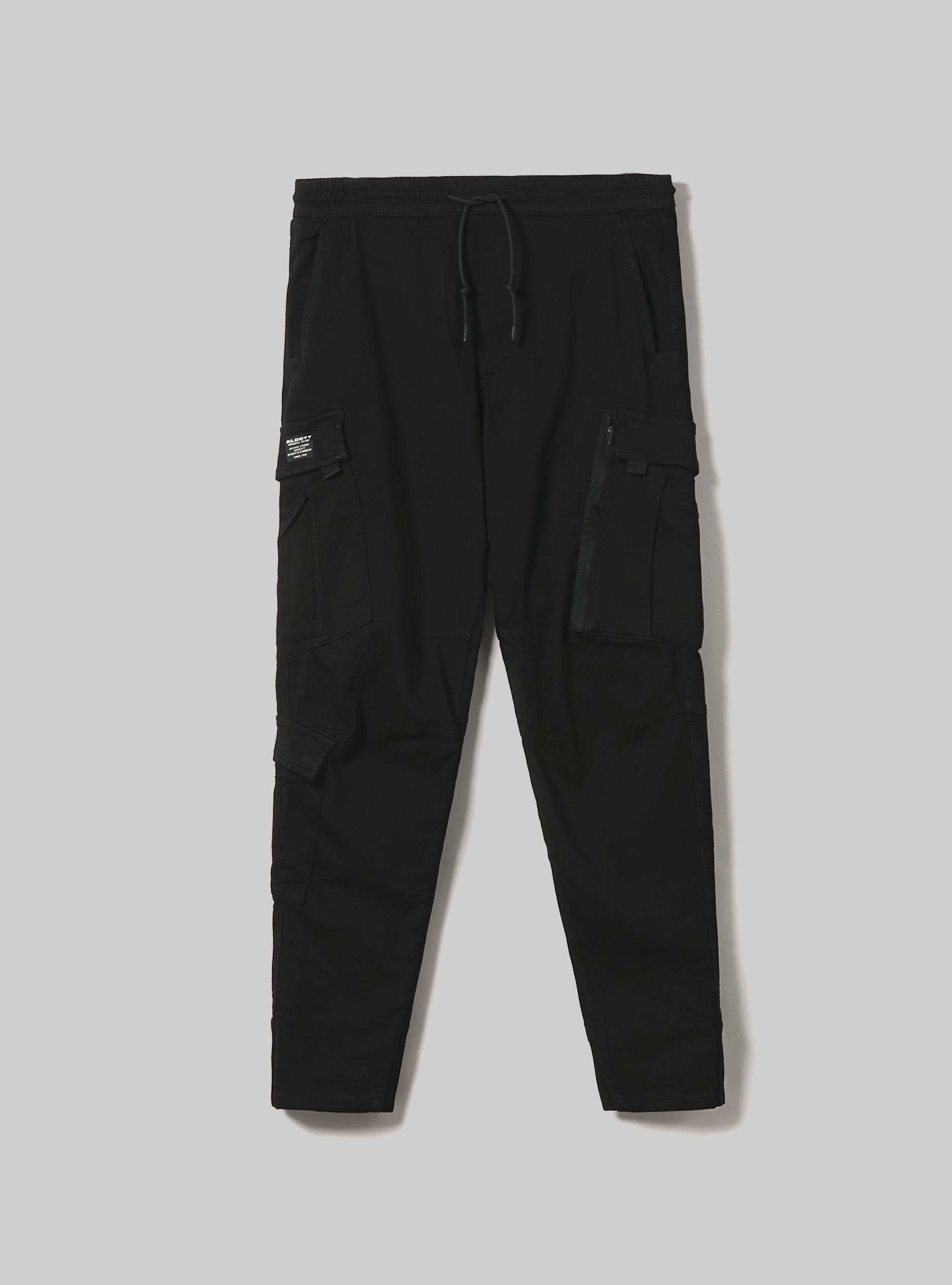 Jogger trousers with large pockets, BK1 BLACK
