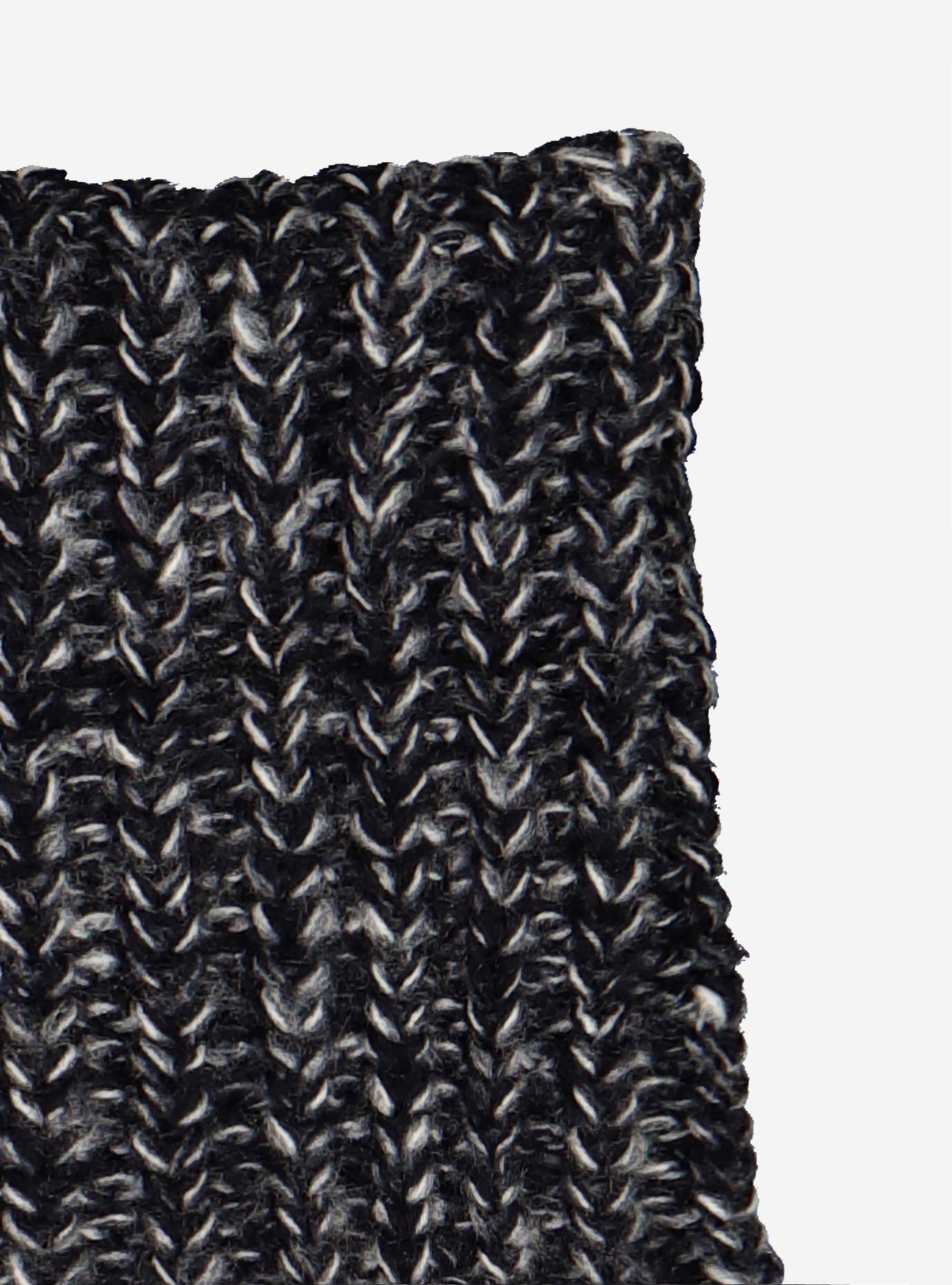 Collo basico in maglia, C233 BLUE M