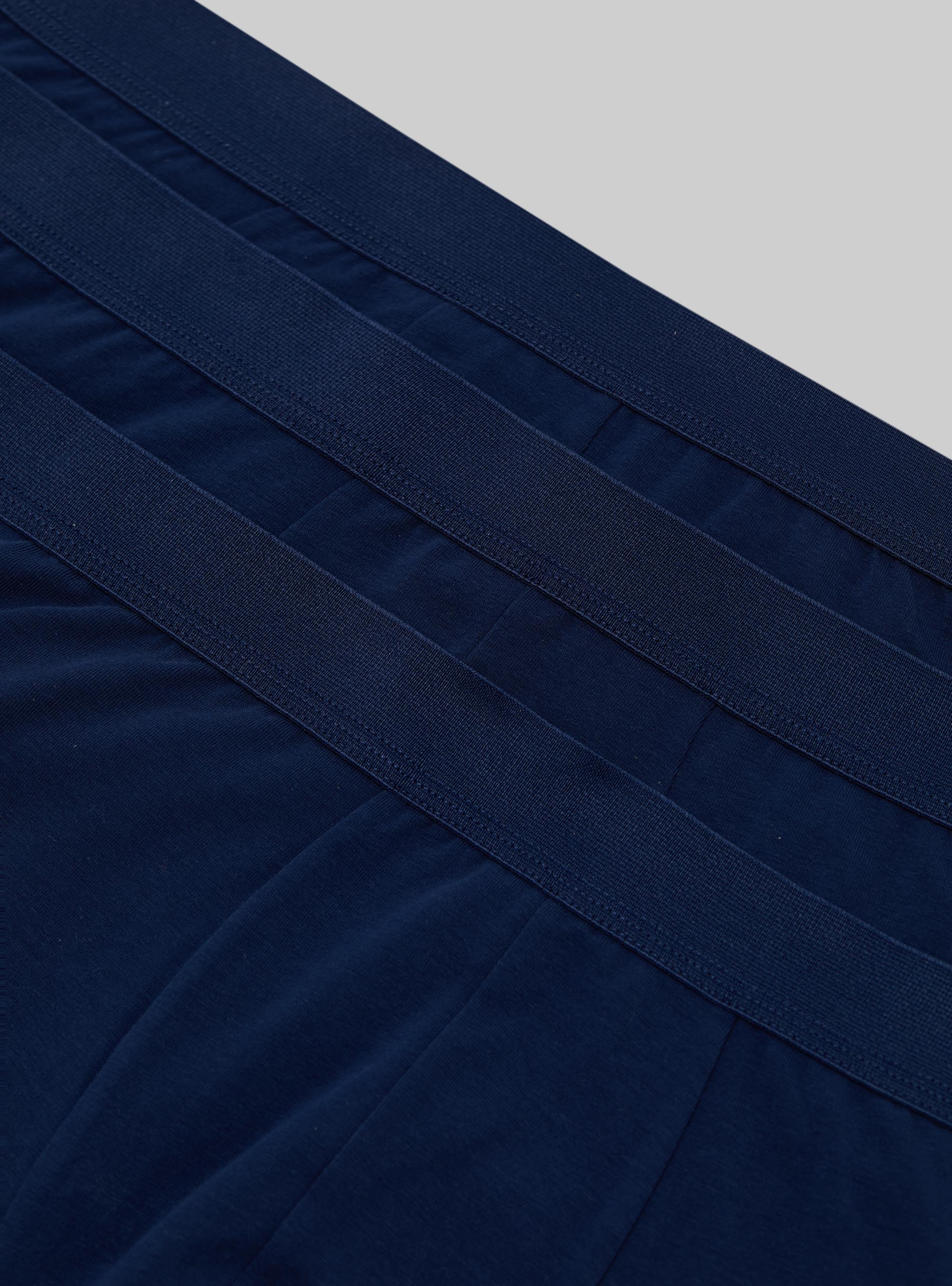 Set of 3 stretch cotton boxer shorts, NA2 NAVY MEDIUM