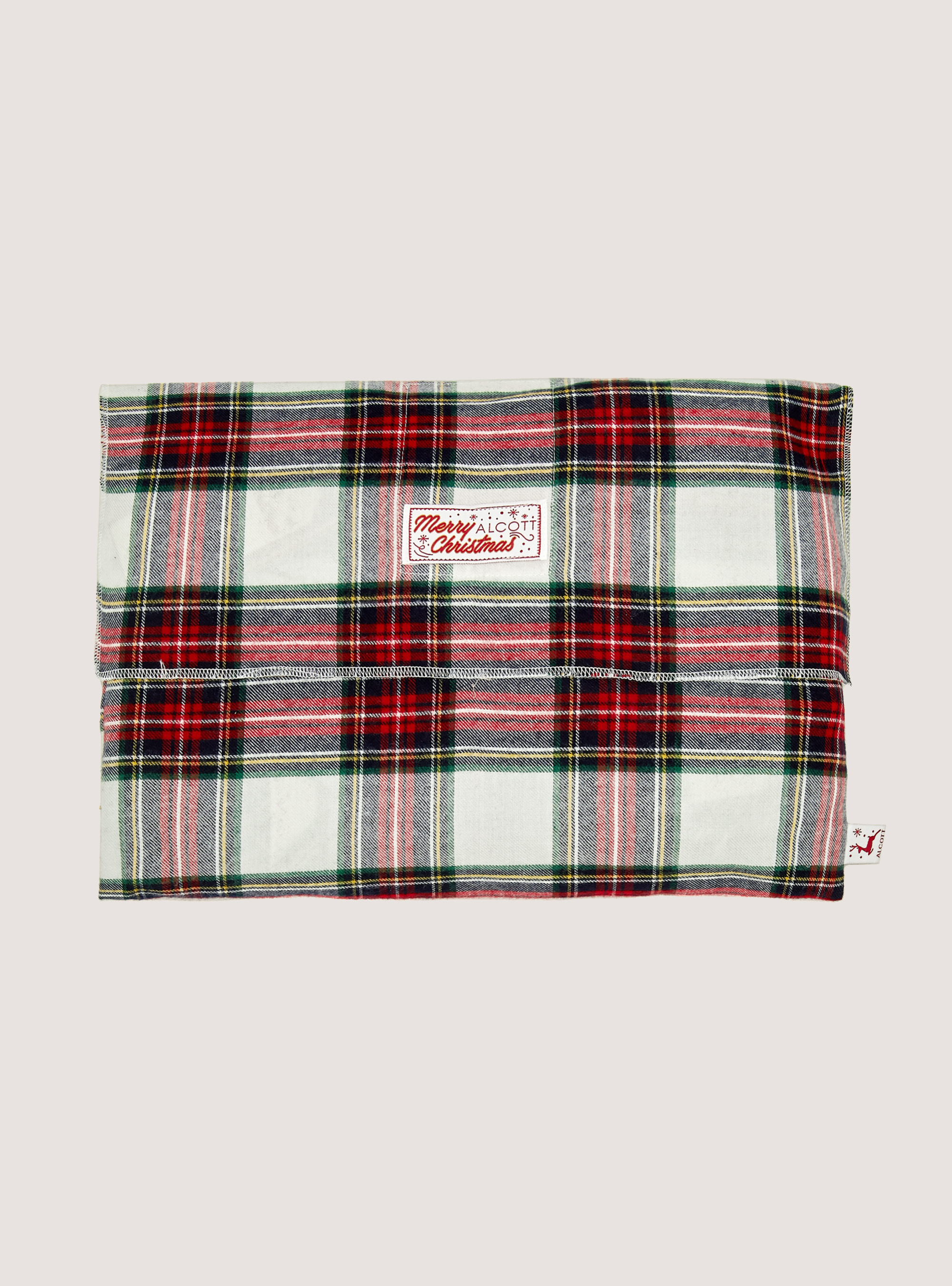 Christmas Family Collection tartan pyjamas, WH1 OFF WHITE