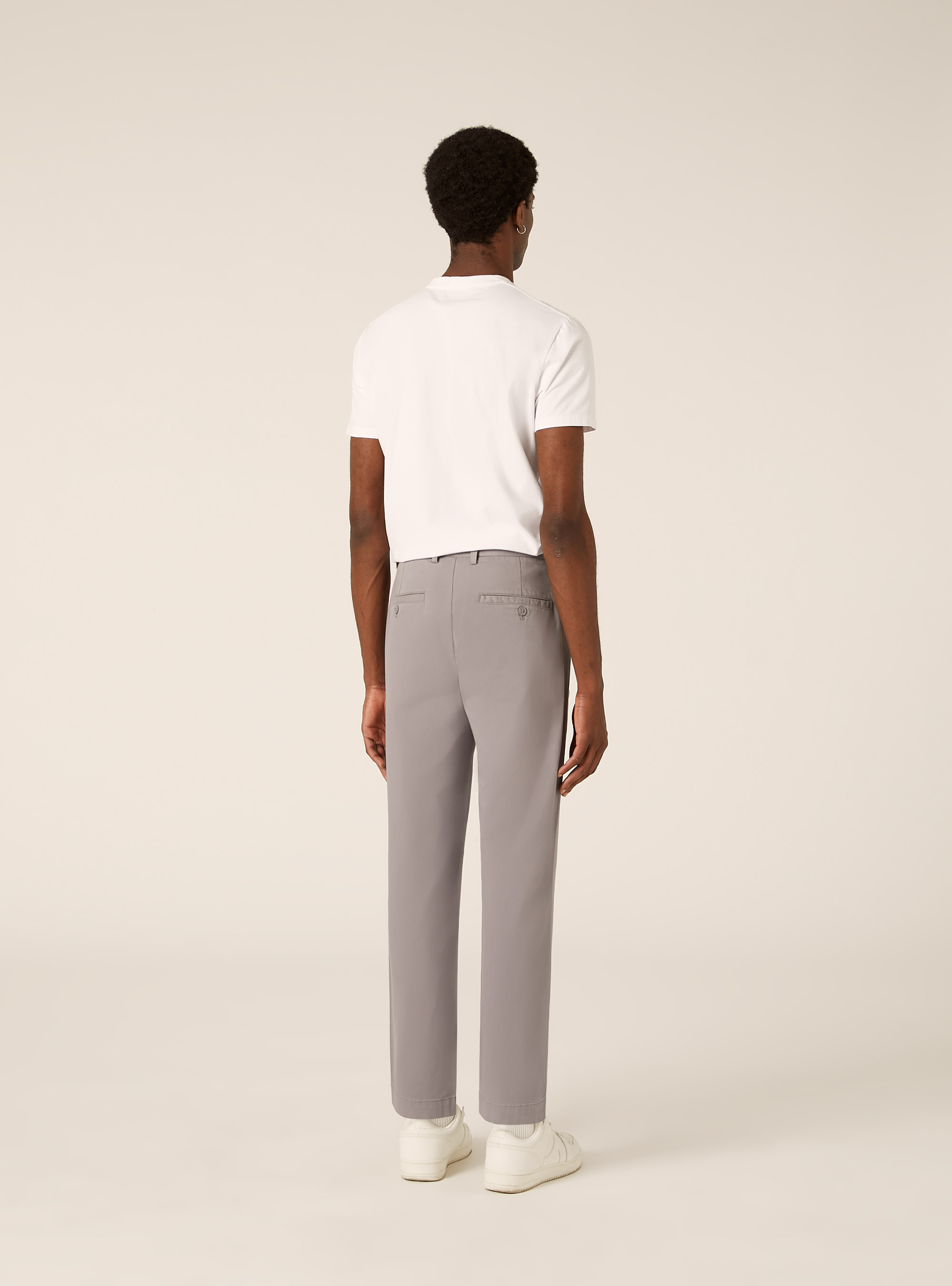 Slim fit chino trousers, GY3 GREY LIGHT