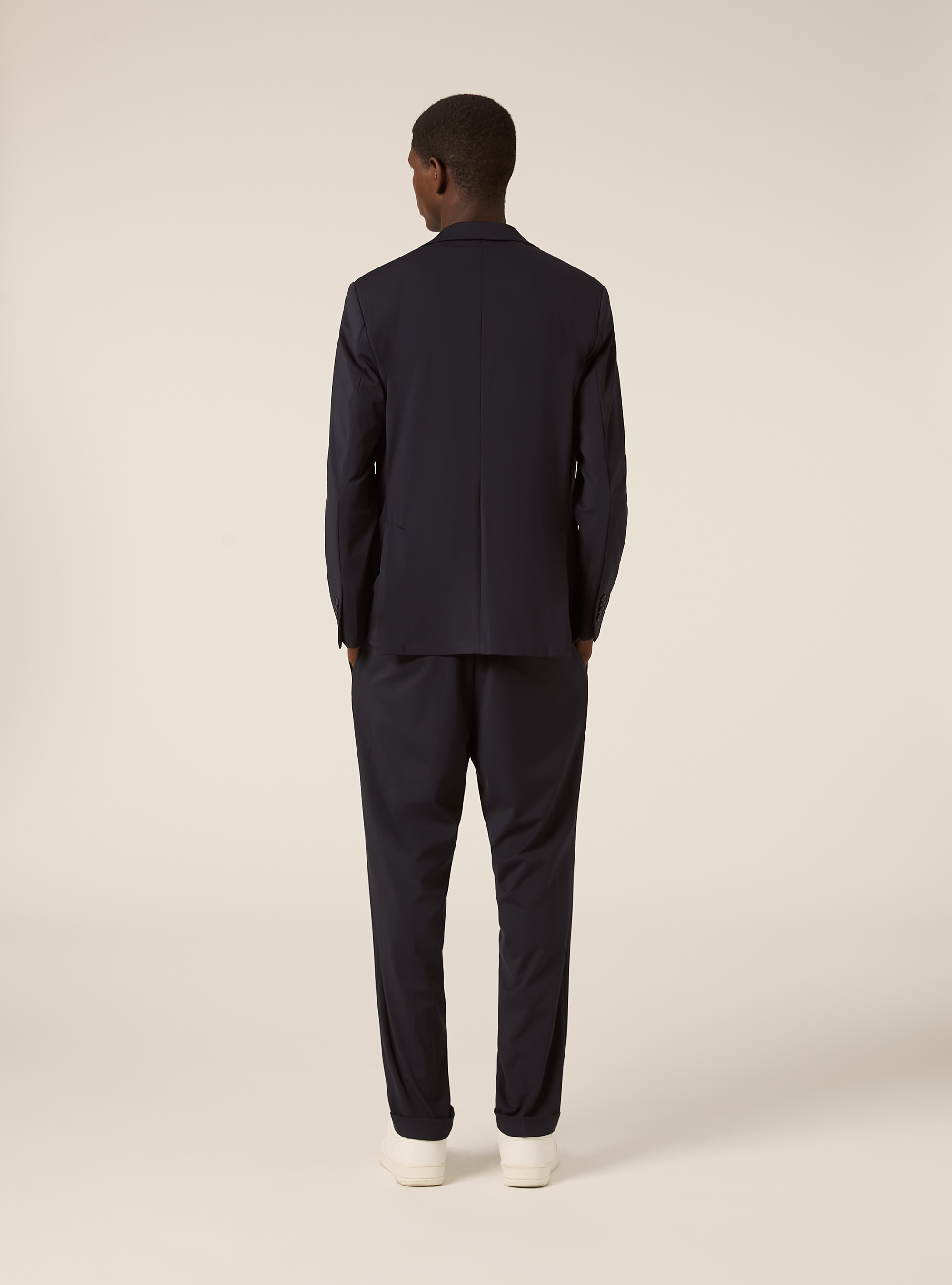 Giacca in tessuto techinco slim fit, NA1 NAVY DARK