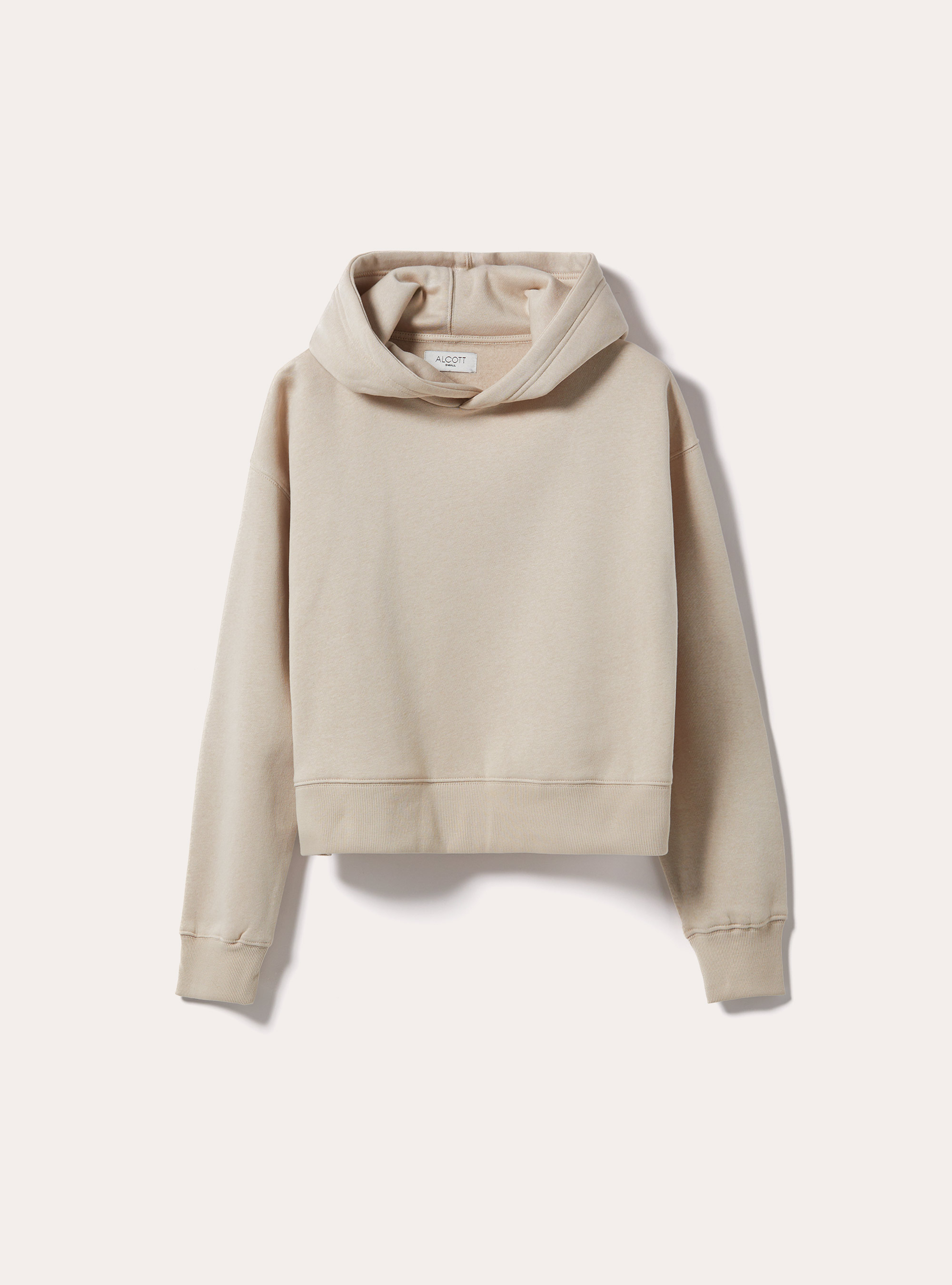 Kapuzensweatshirt in Boxy-Passform, BG2 BEIGE MEDIUM