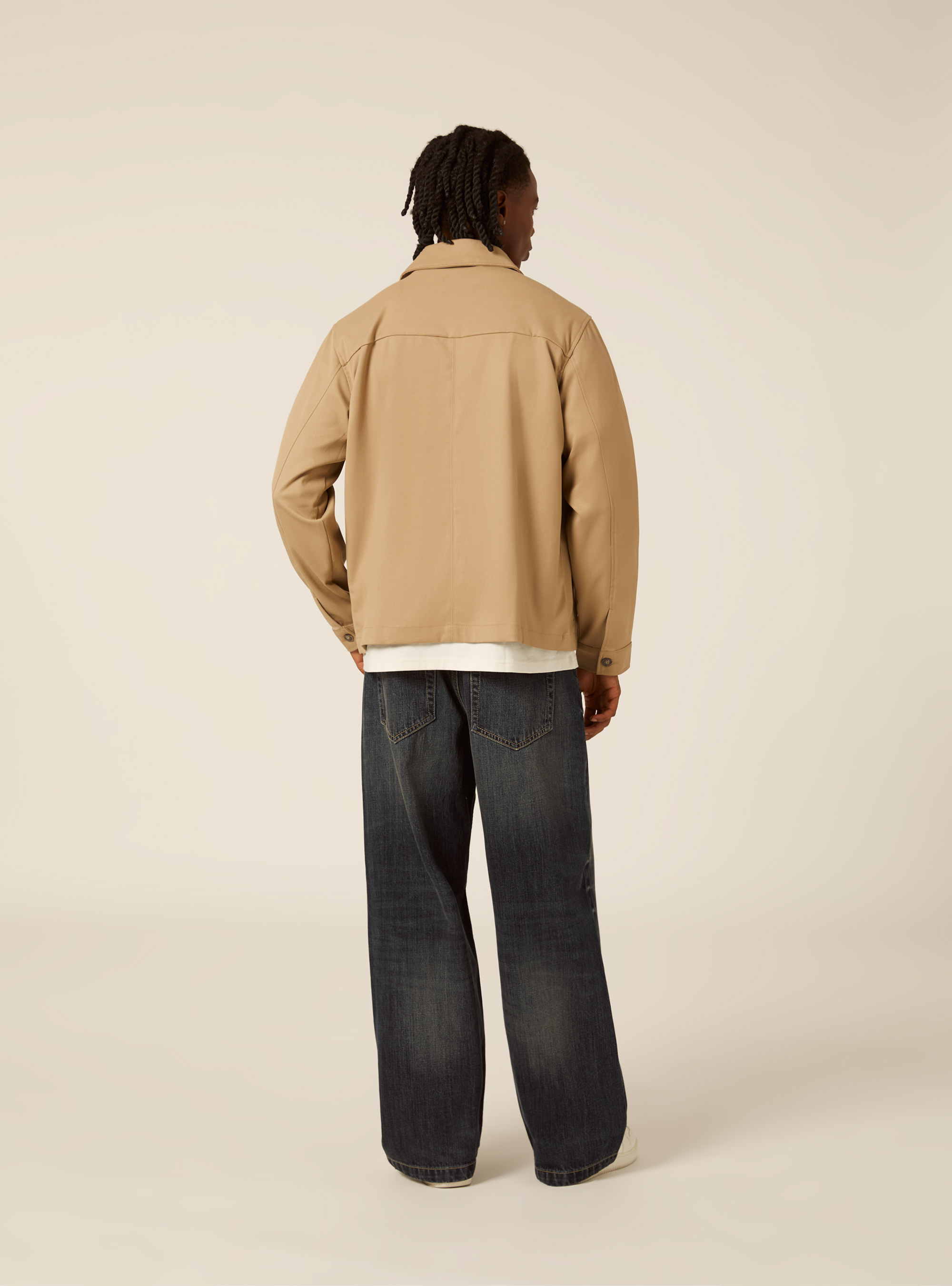 Hemdjacke mit pattentaschen, BG2 BEIGE MEDIUM