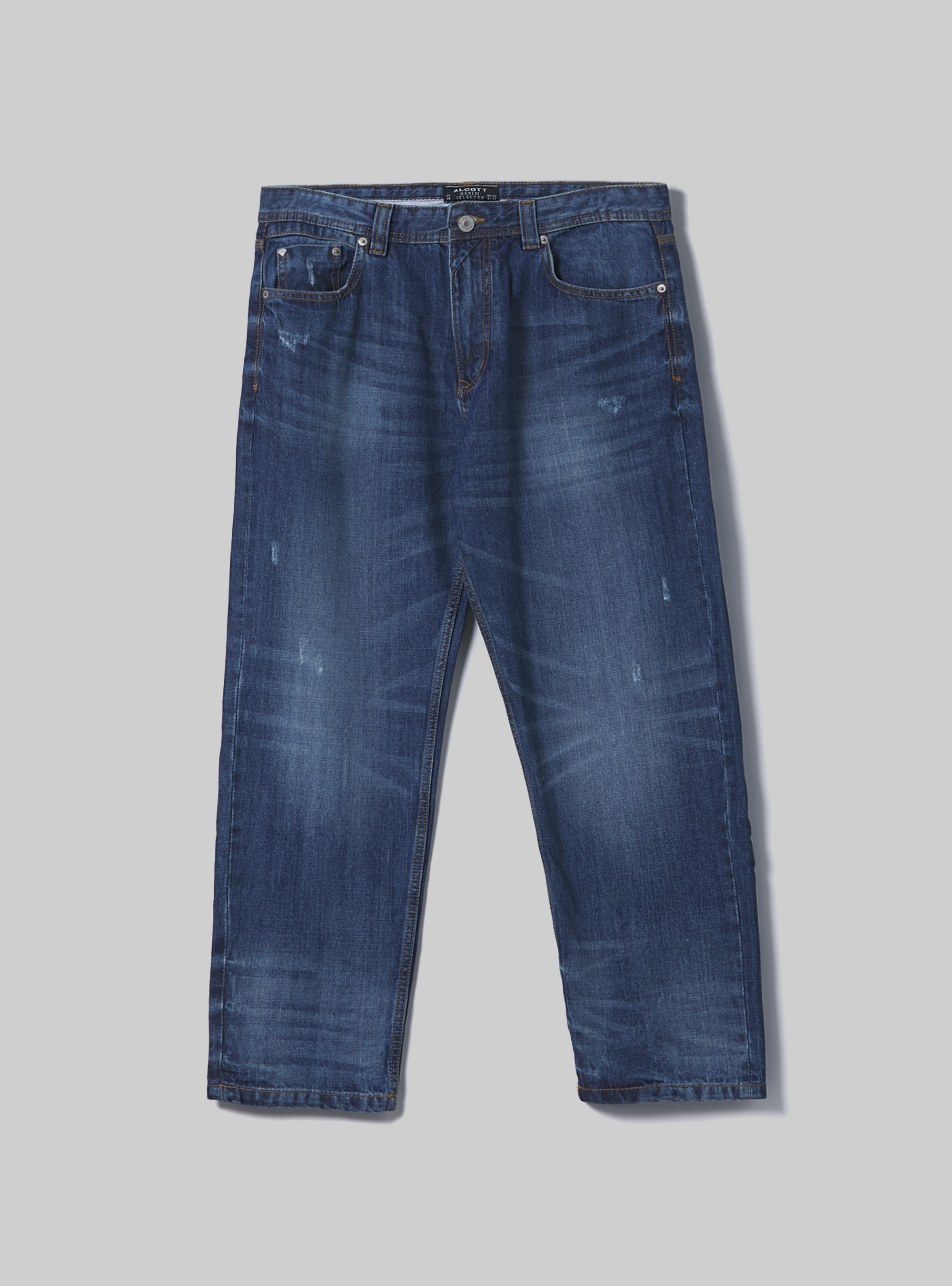 Jeans mit regulärer Passform, C284 AZZURRE