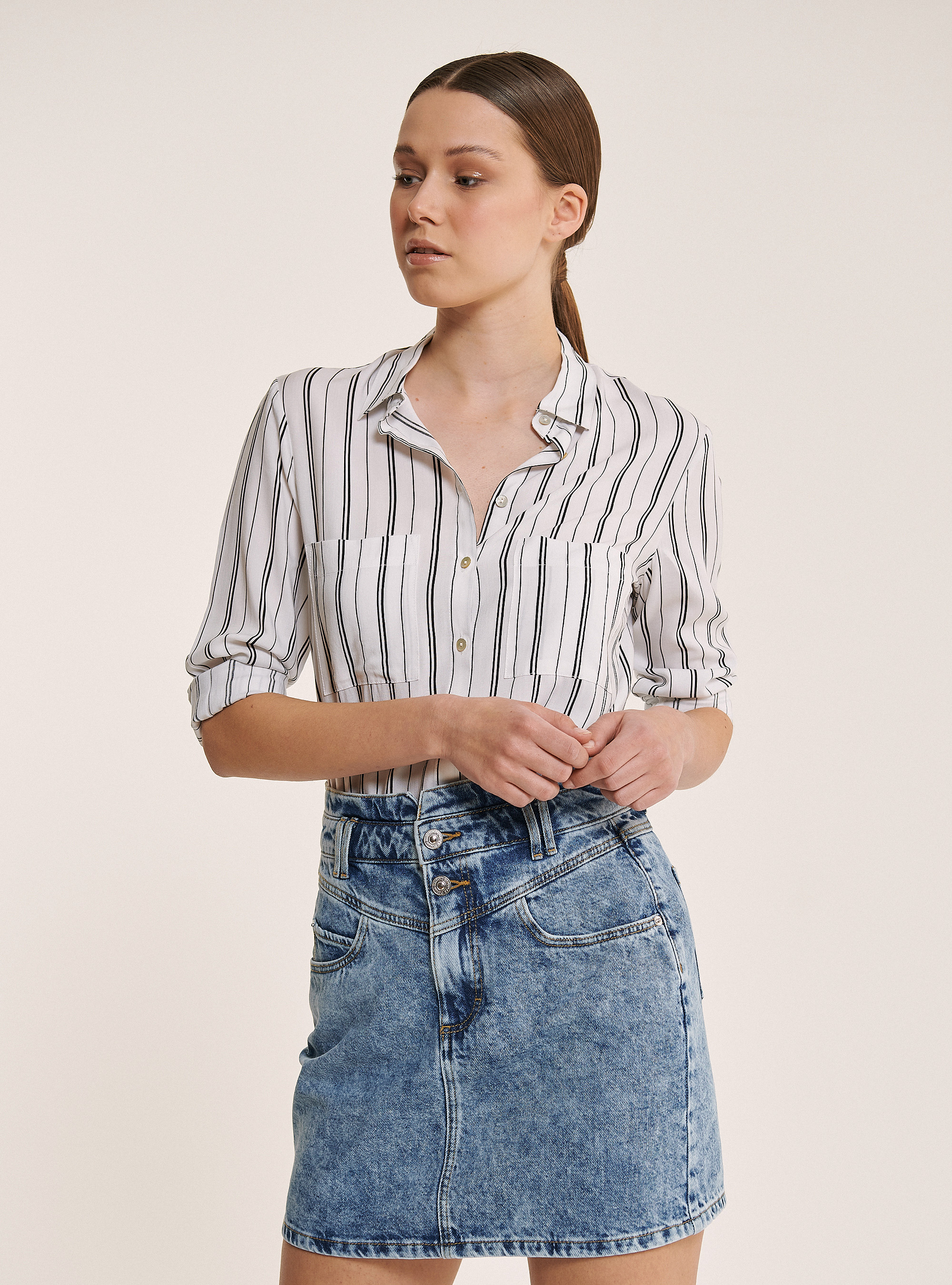 Chemise à rayures comfort fit, STRIPES