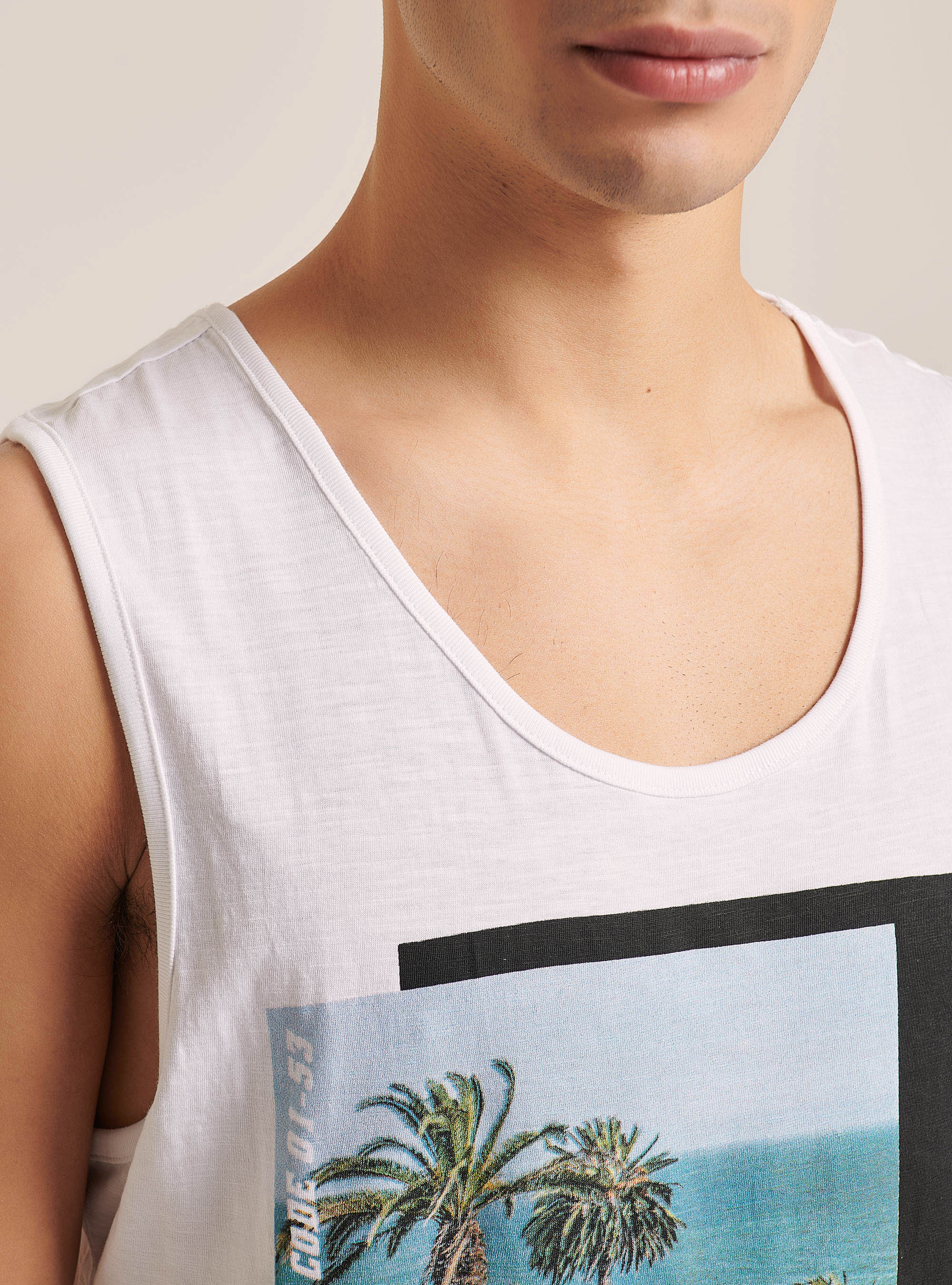 Tanktop mit Aufdruck City, C099 WHITE