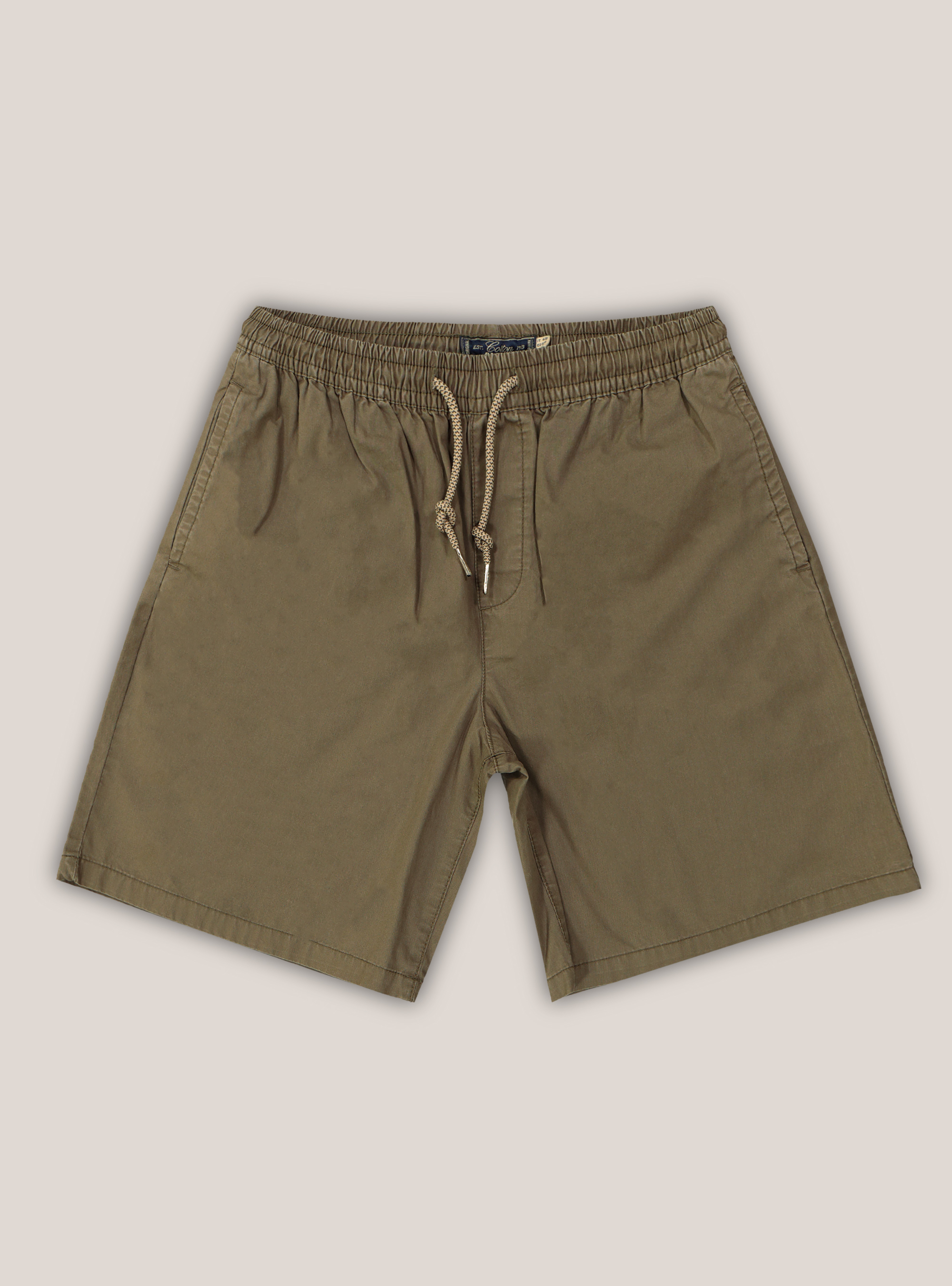 Bermuda short with drawstring waist, C6603 KAKY