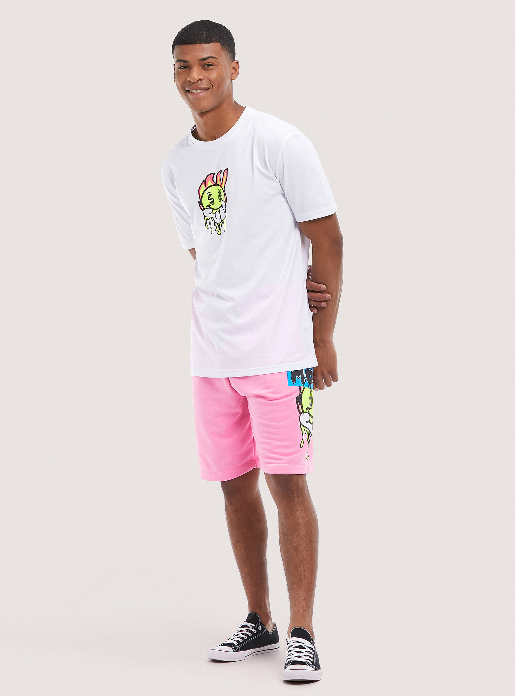 T-shirt with Smile Collection print, WH2 WHITE