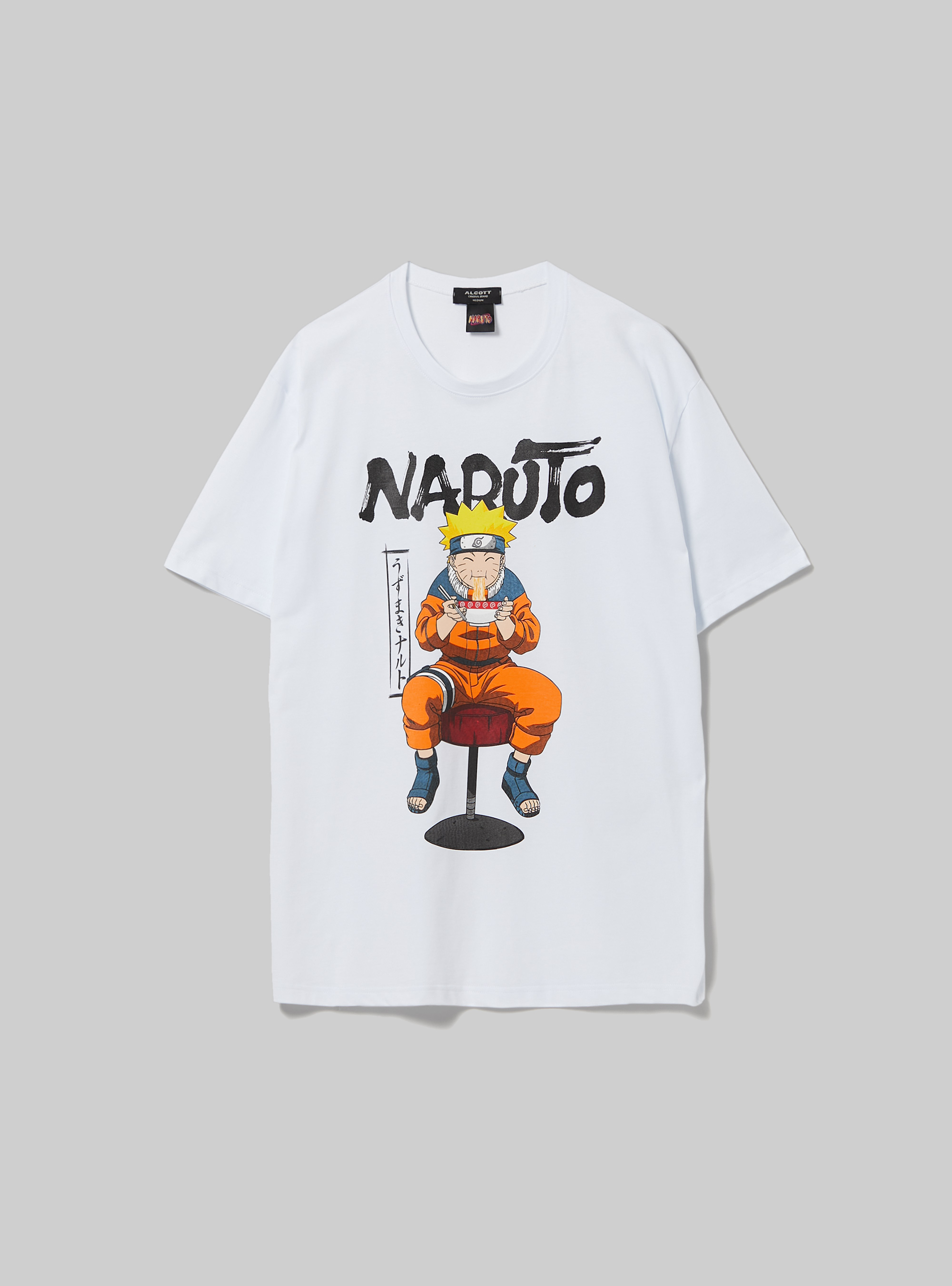 Naruto / Alcott T-shirt, WH2 WHITE