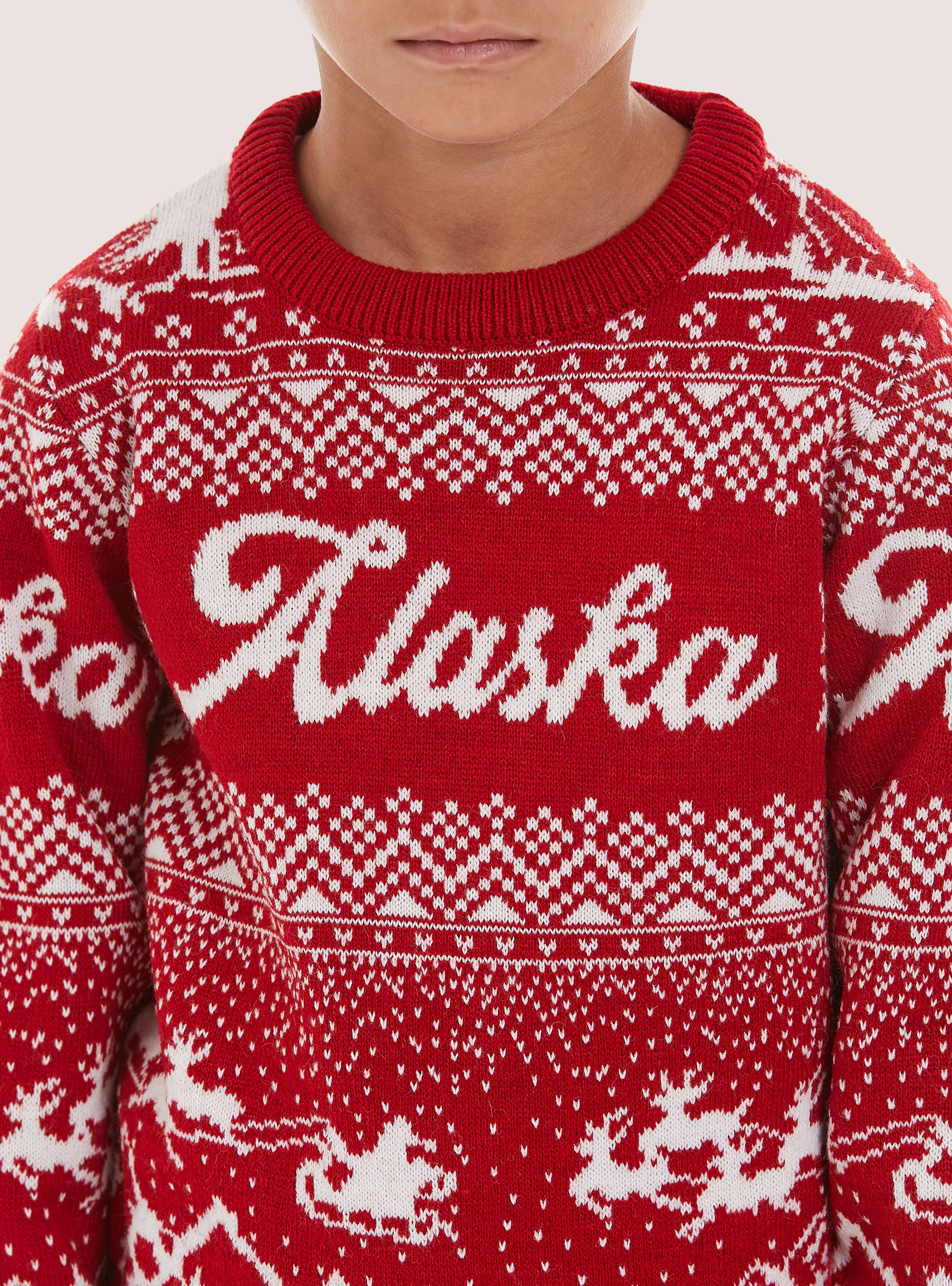 Mini Me Collection Pullover, RED