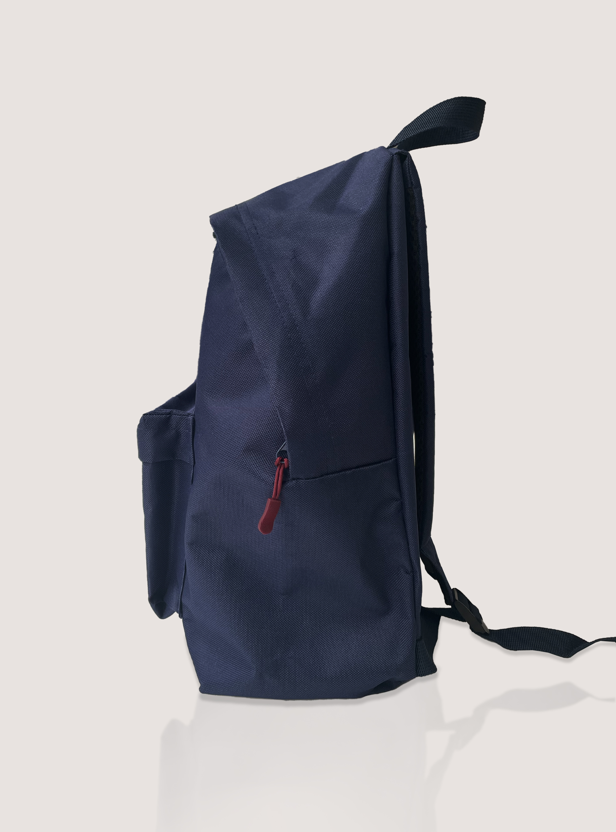 Zaino college con ricamo, C210 BLUE NAVY