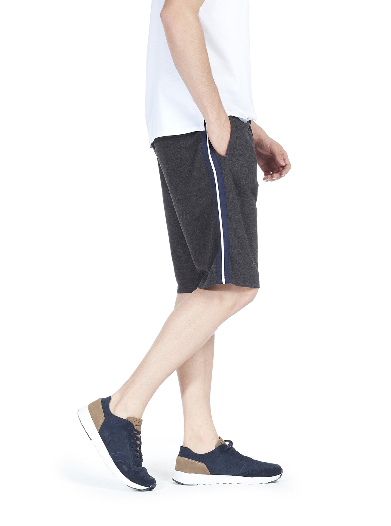 Bermuda  con fascia laterale, C148 ICE MELANGE