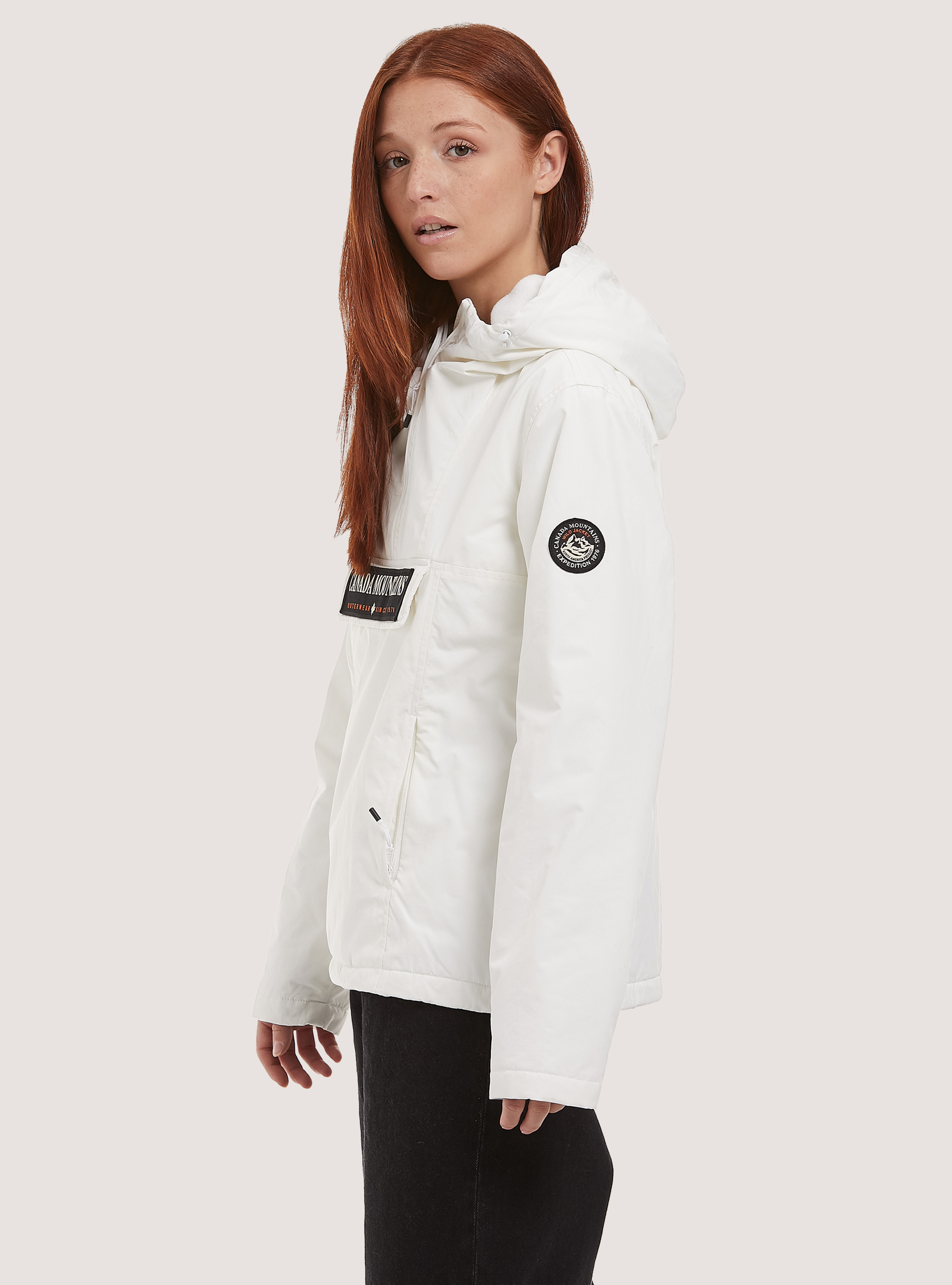 Anorak jacket with recycled padding, WH2 WHITE