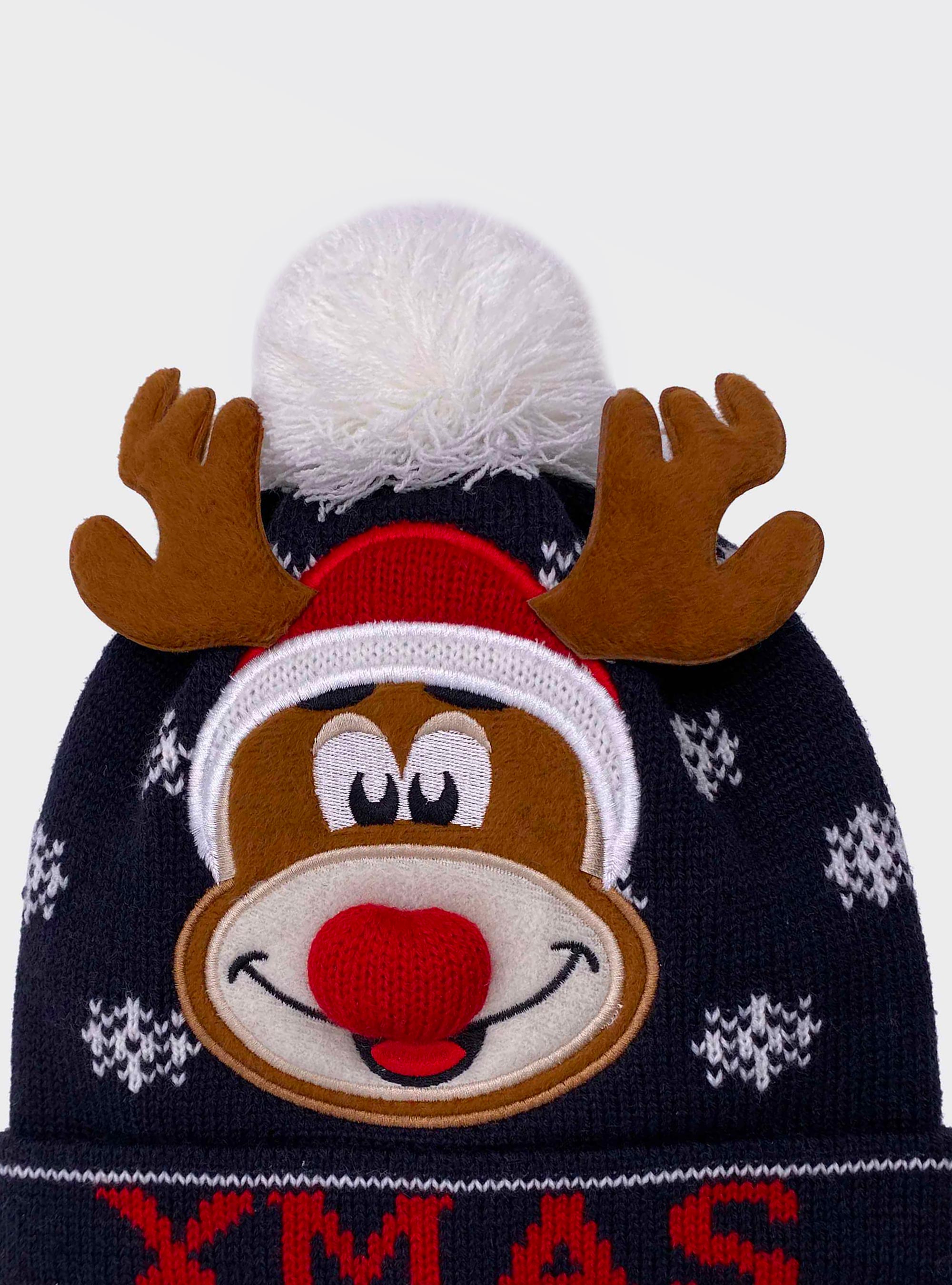 Cappello natalizio con renna, XMAS