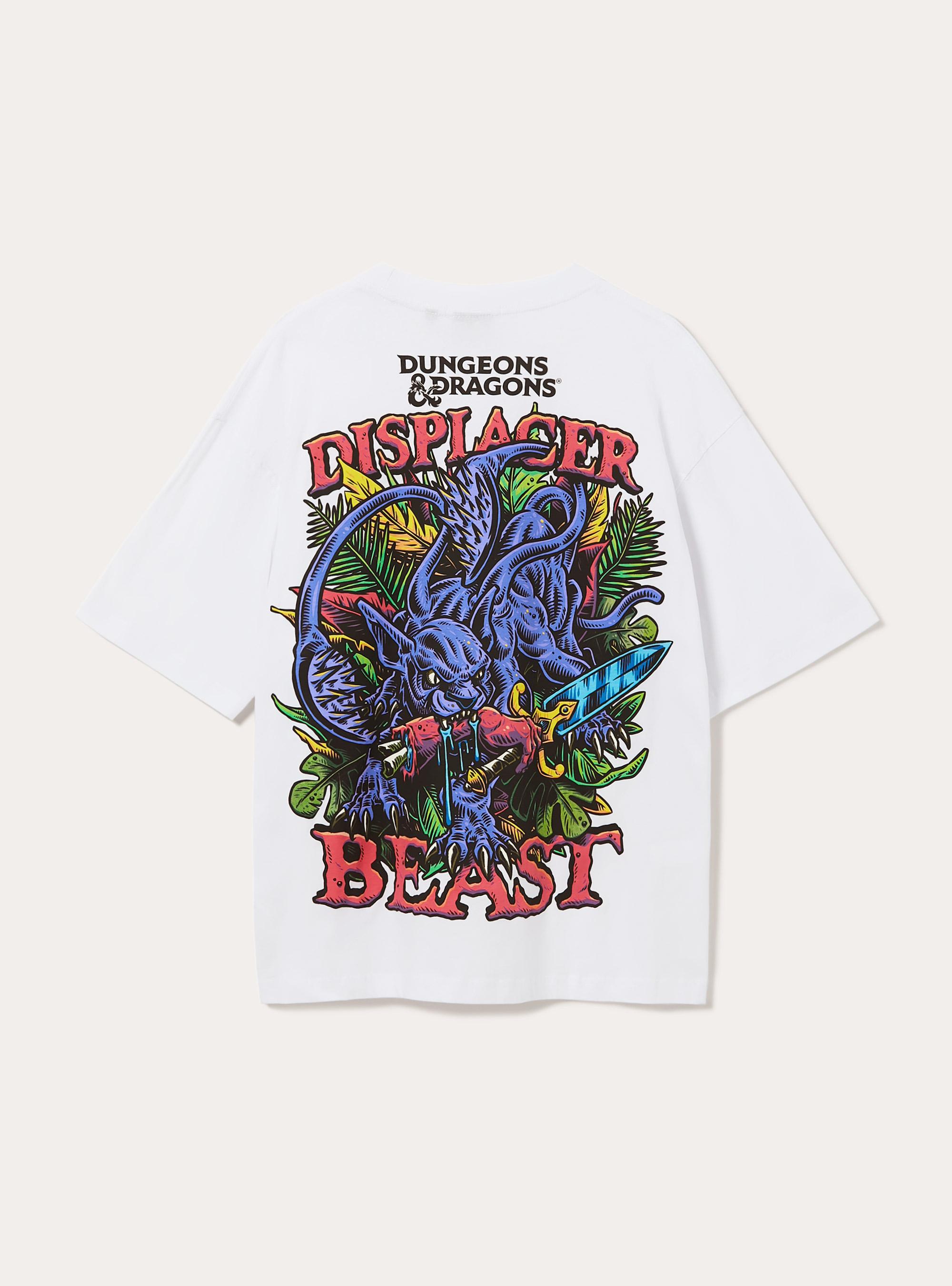 T-shirt dungeons & dragons  boxy fit, BIANCO OTTICO
