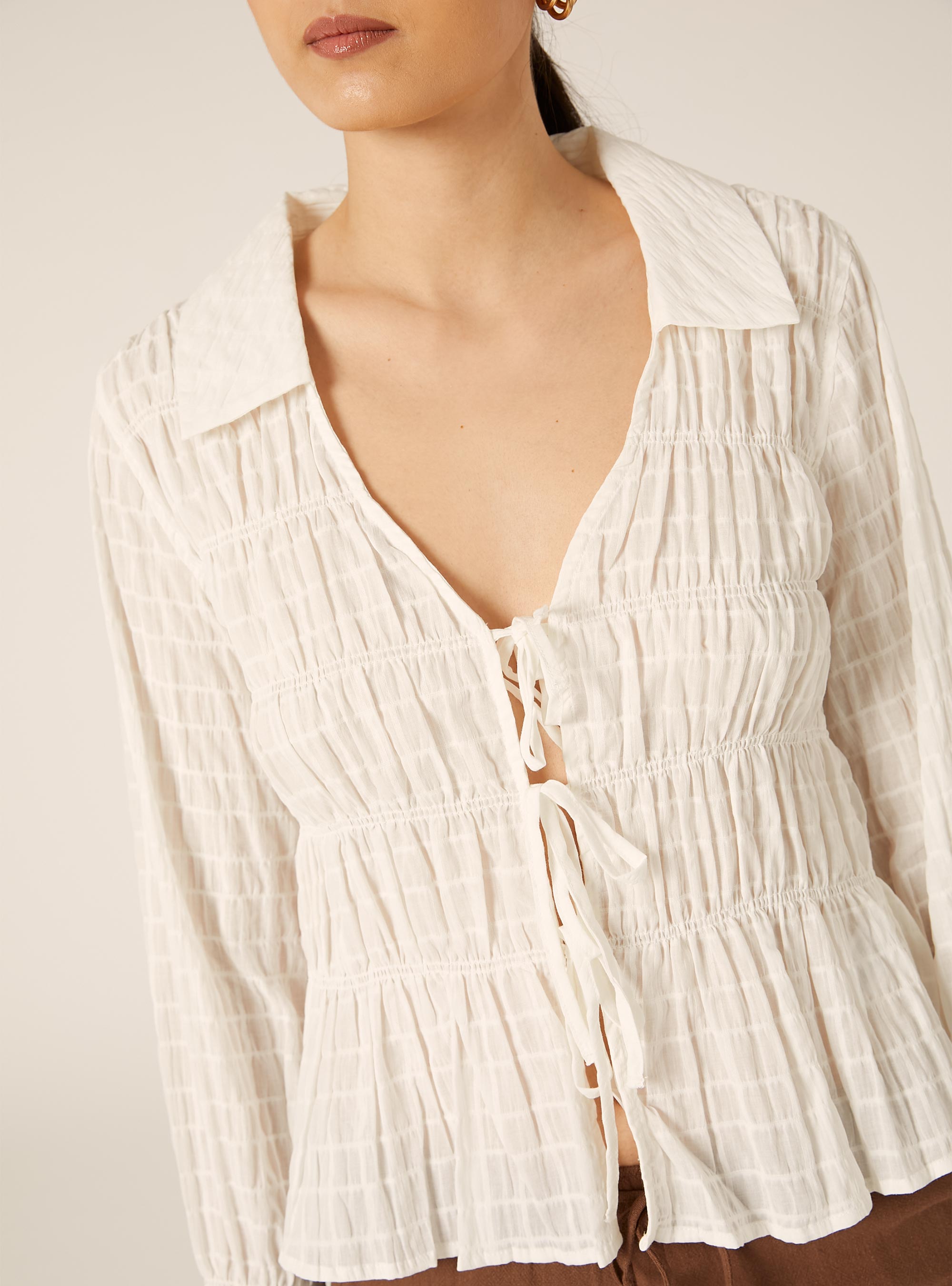 Boho Chic Shirt, WH1 OFF WHITE