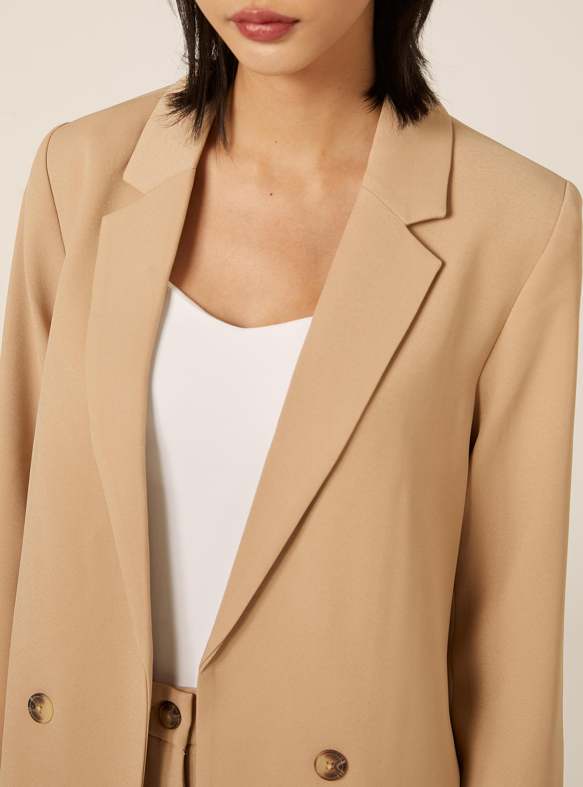 Blazer cruzado, SA3 SAND LIGHT