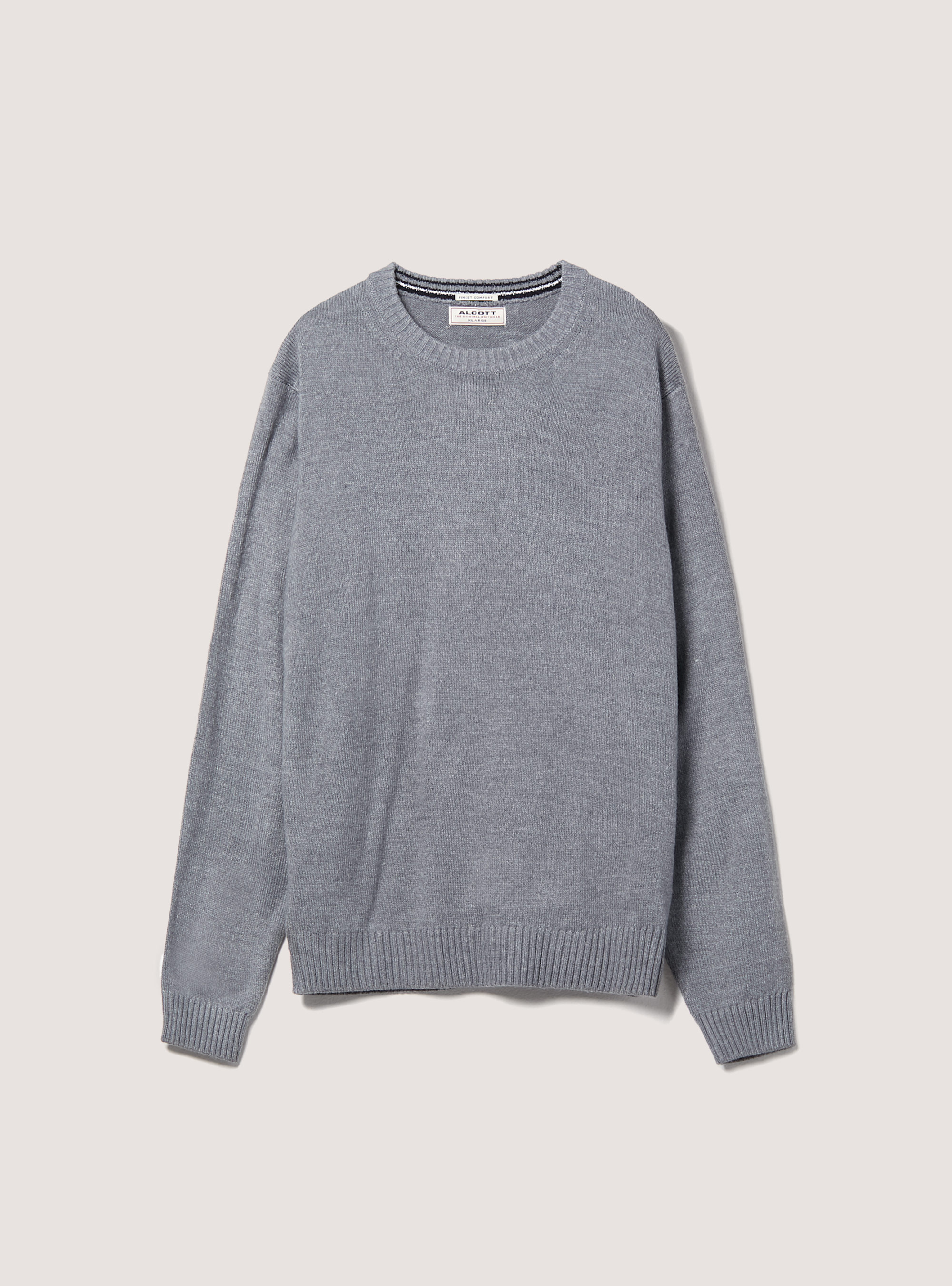 Pullover caldo effetto cachemire, MGY2 GREY MEL MEDIUM