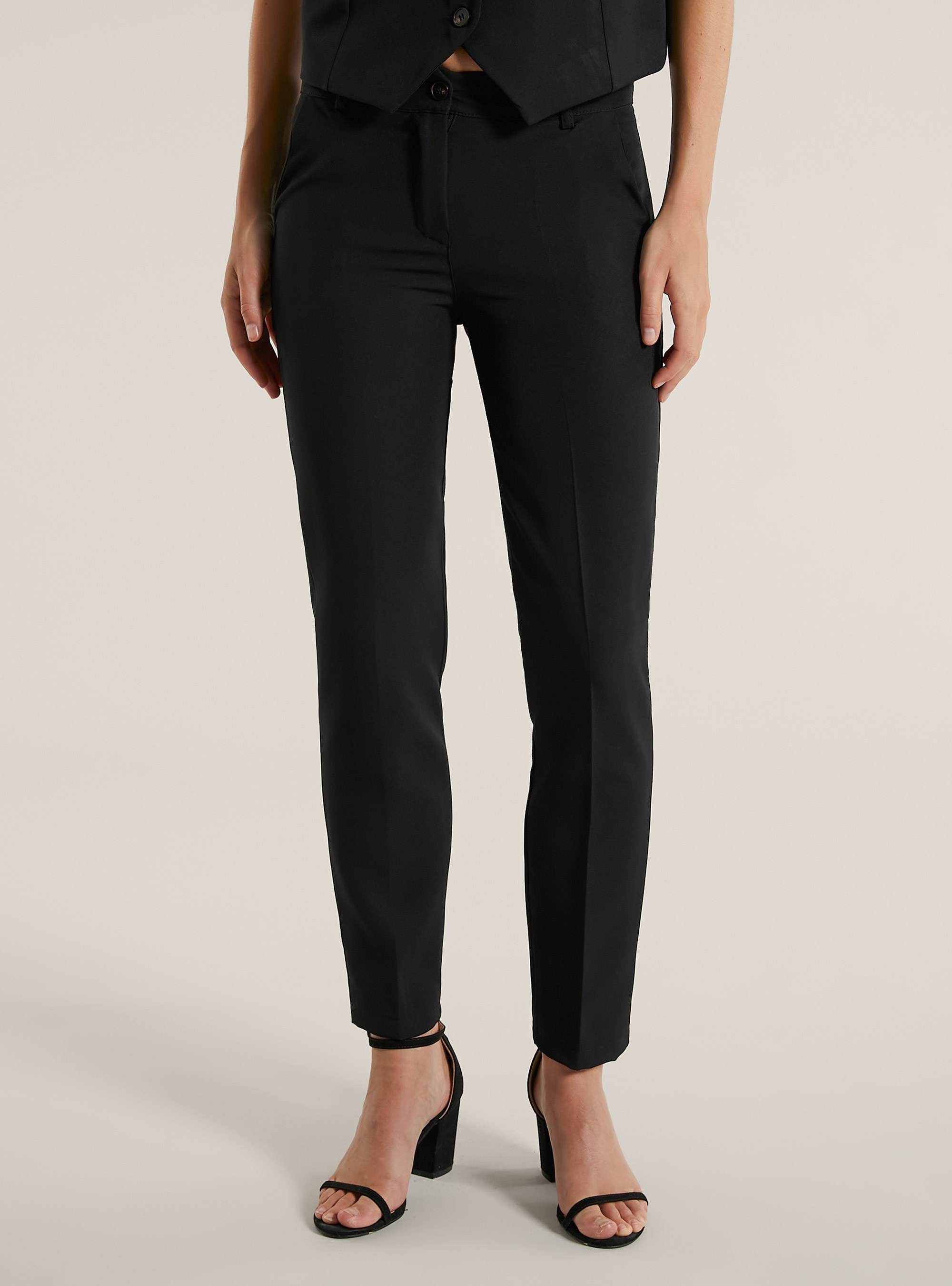 Tailored pants, BK1 BLACK