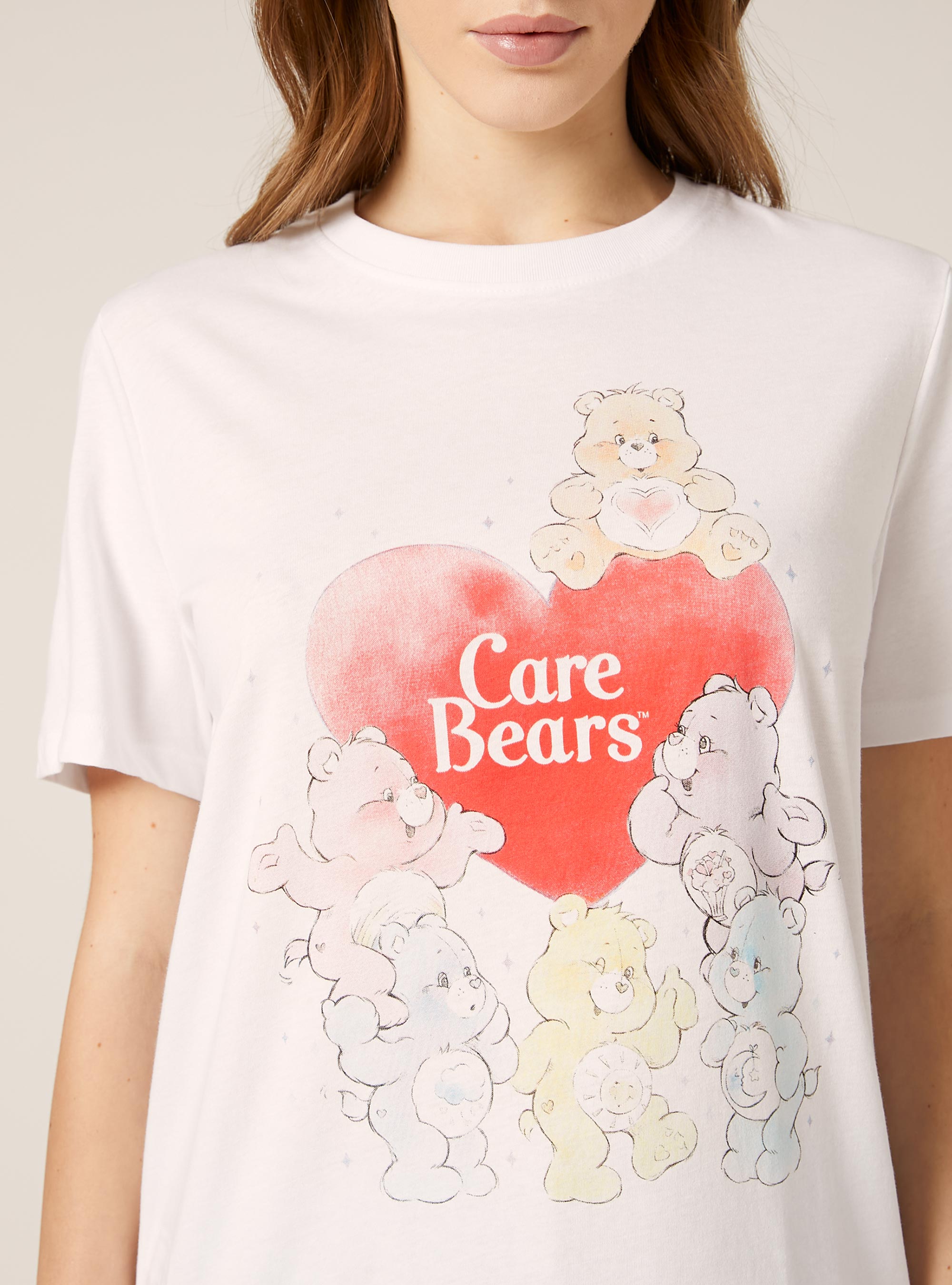 Care Bears / Alcott print t-shirt., WH3 WHITE