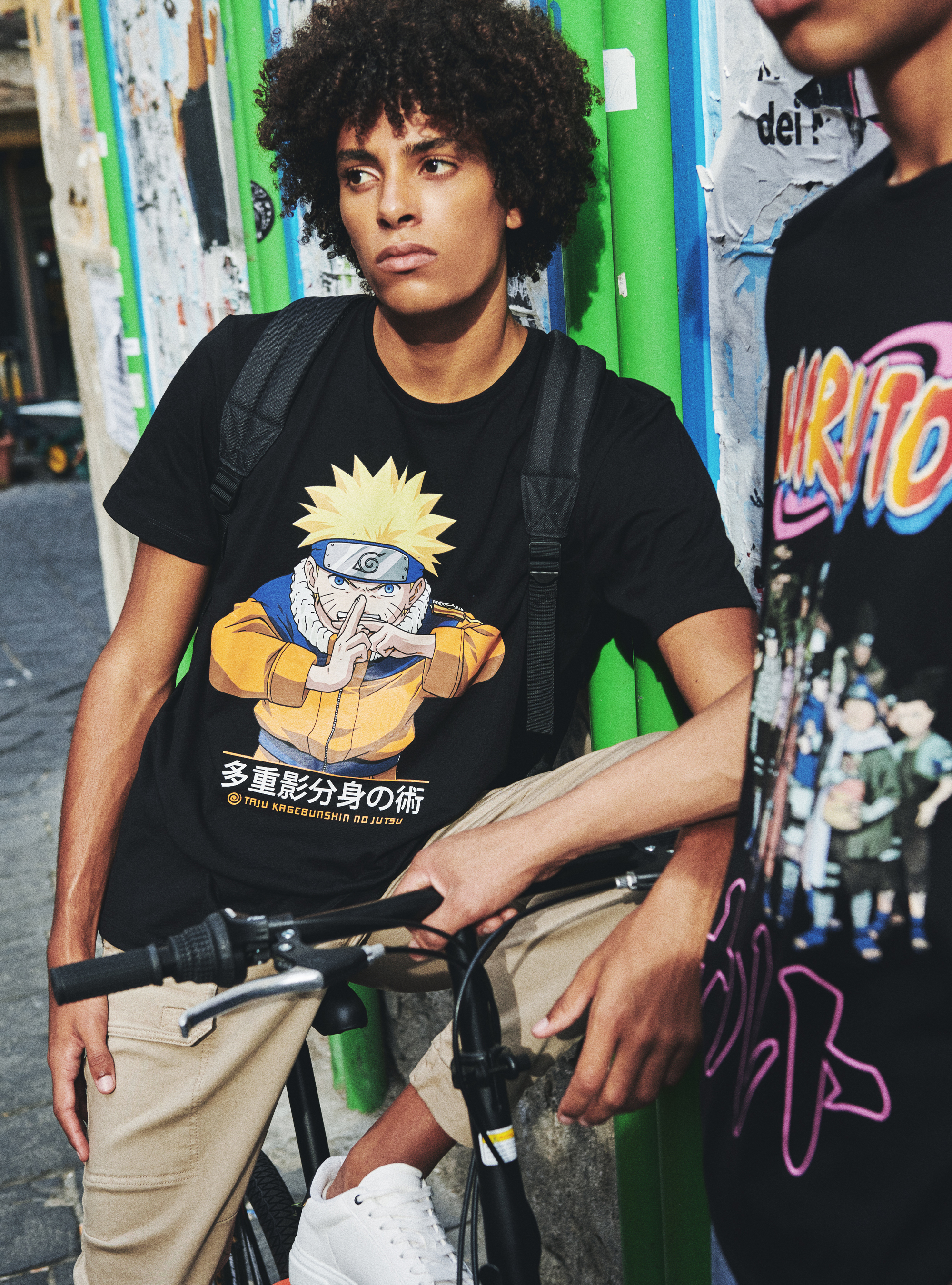 T-shirt Naruto x Alcott, BK1 BLACK