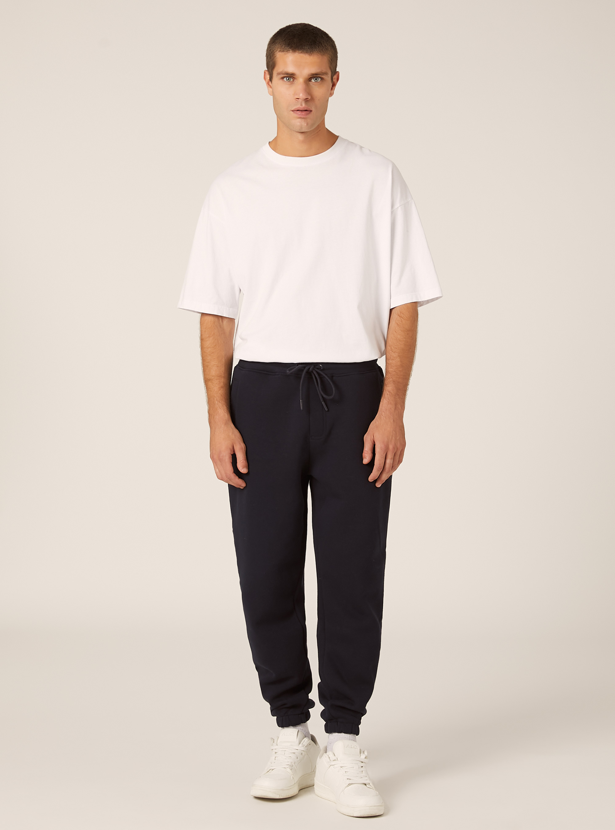Fleece jogger pants, NA1 NAVY DARK