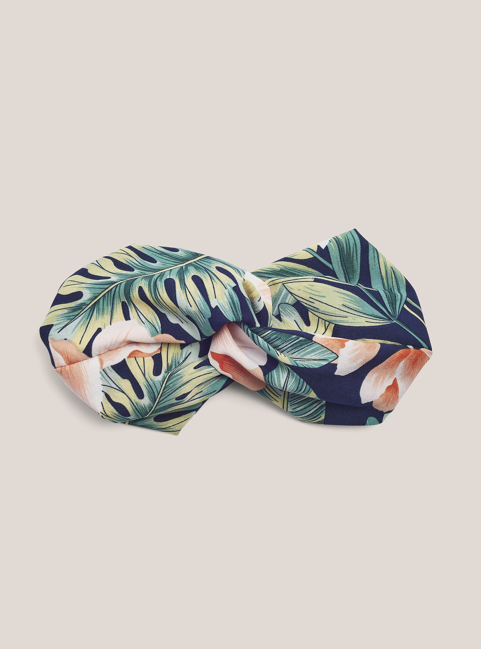 Fascia per capelli, FLOWER NAVY