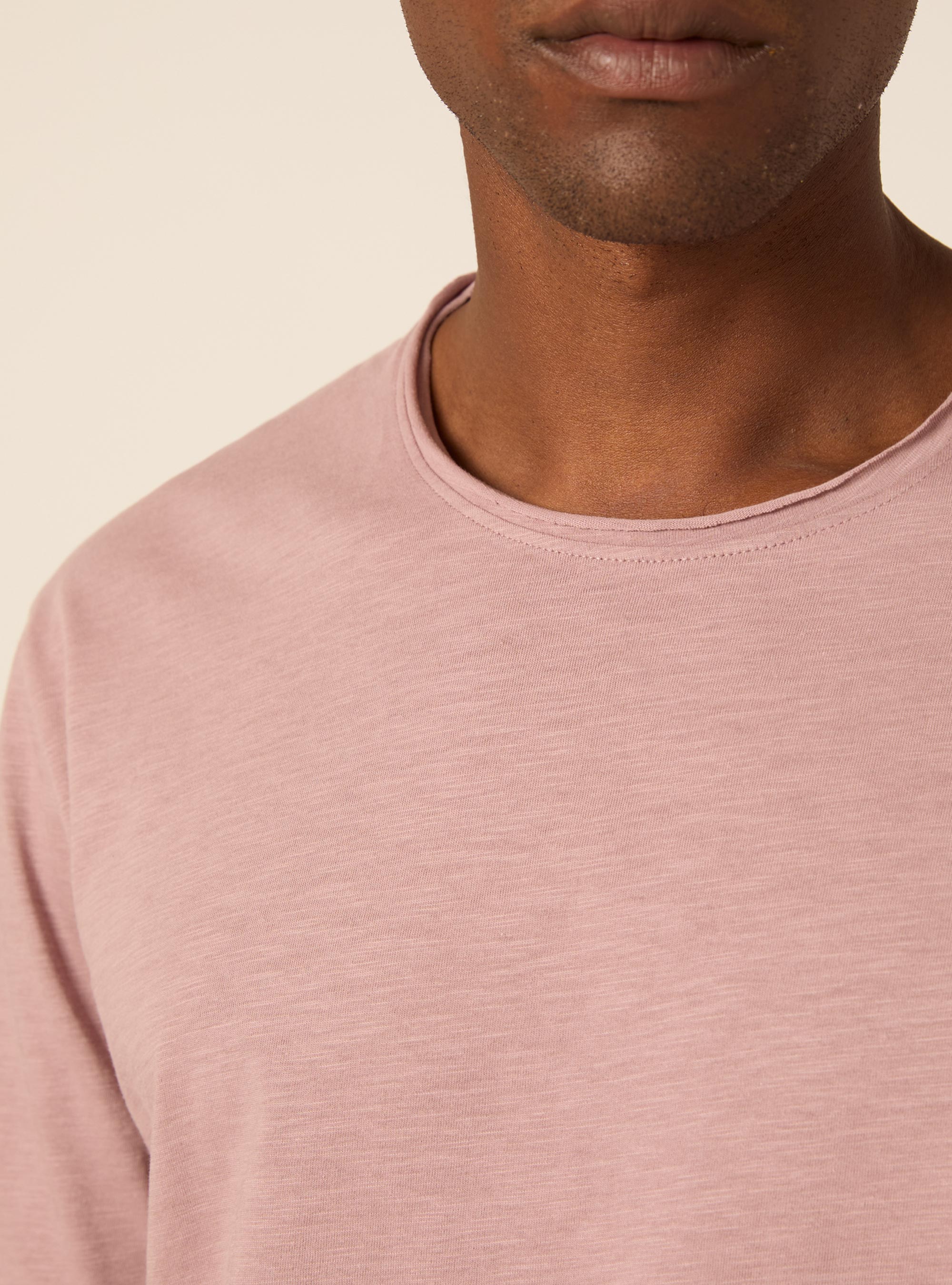 T-shirt slub tinta unita, PK3 PINK LIGHT