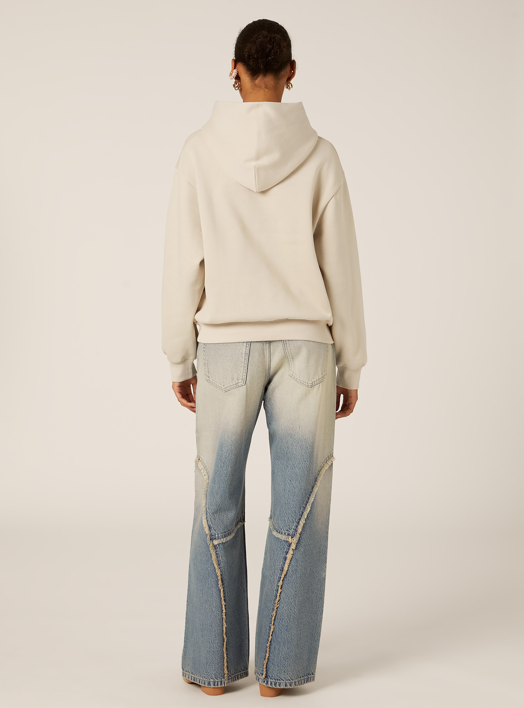 Felpa boxy over fit, BG3 BEIGE LIGHT