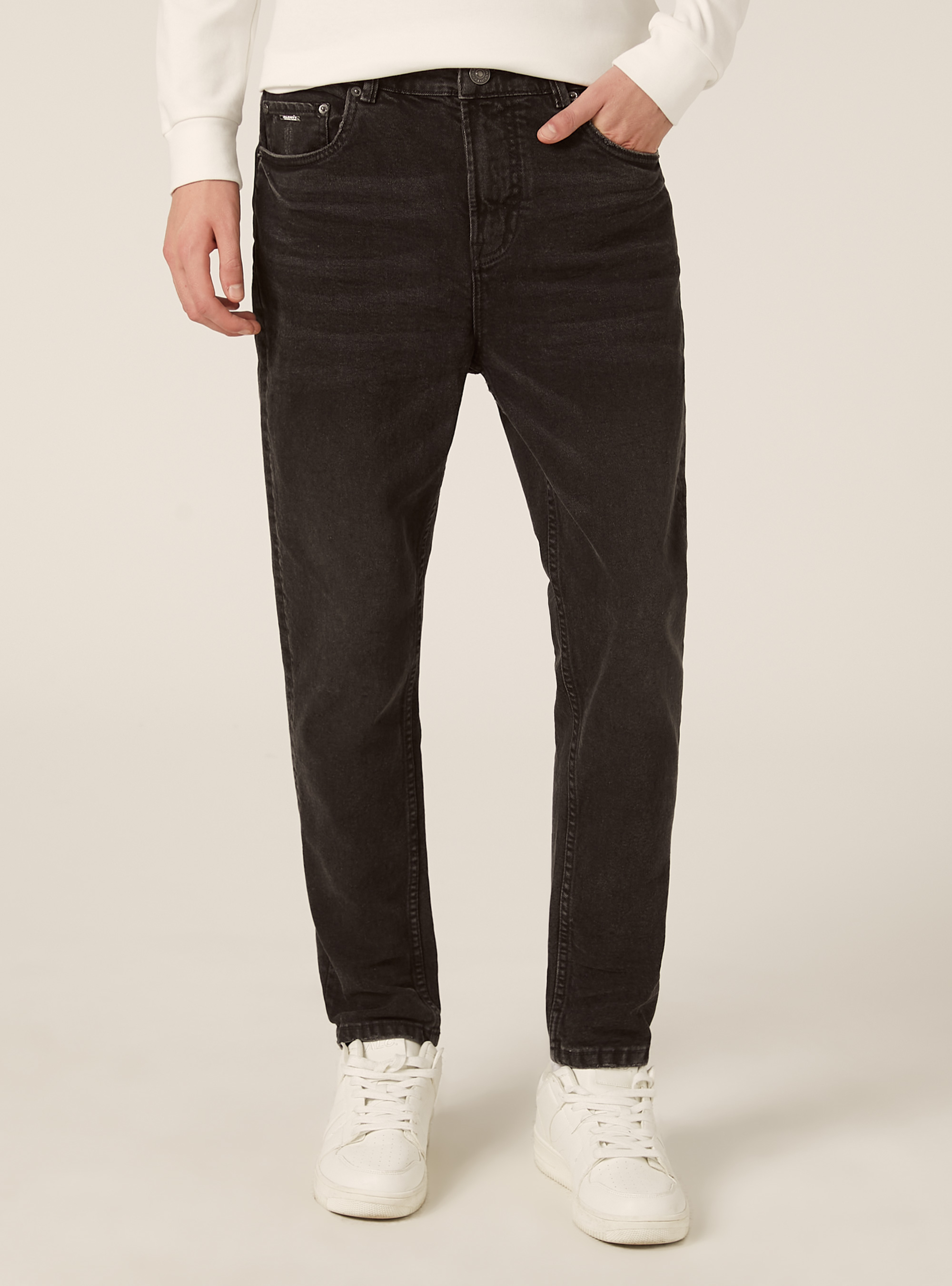 Cinque tasche tinto capo, BK1 BLACK