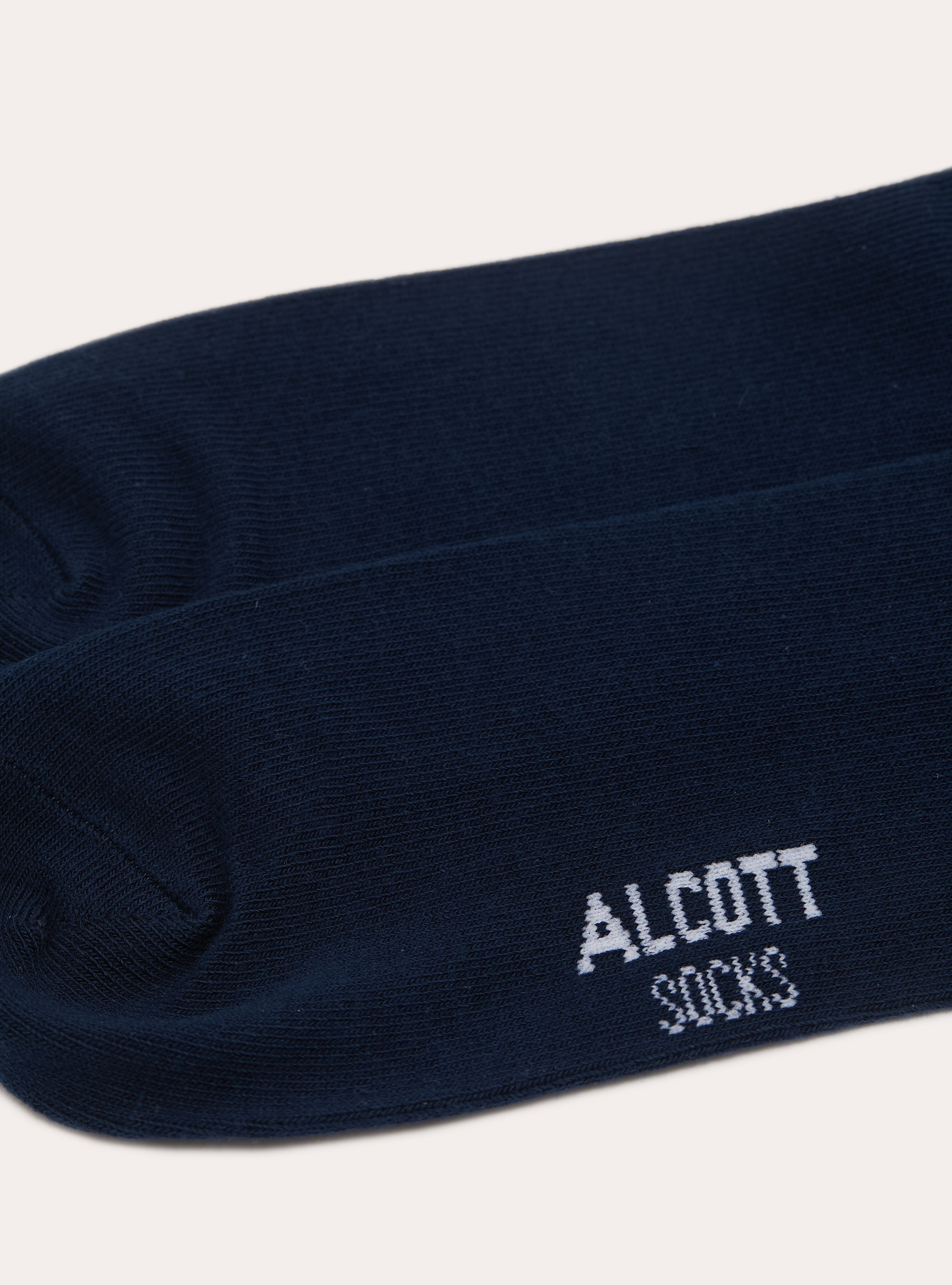 Set of 4 pairs of plain basic socks, NA1 NAVY DARK