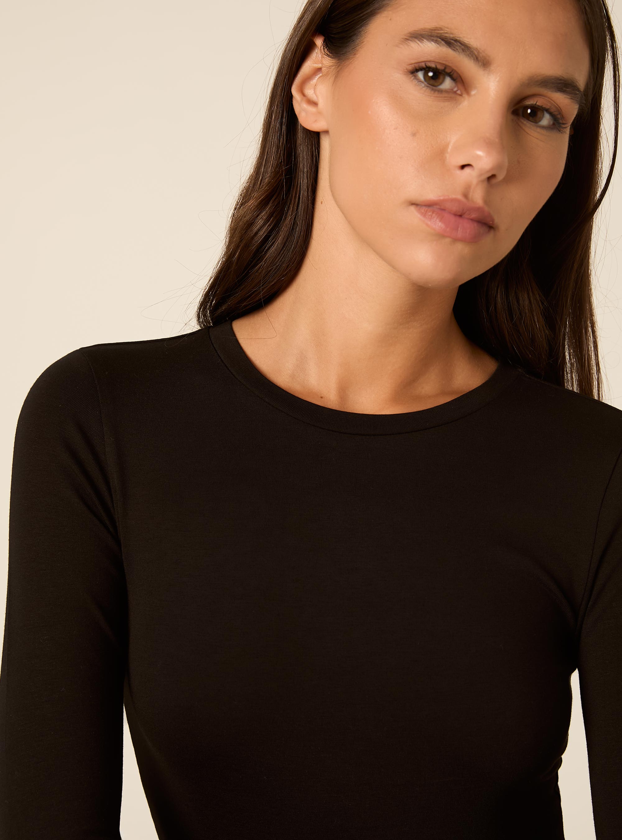 Body basic tinta unita, BK1 BLACK