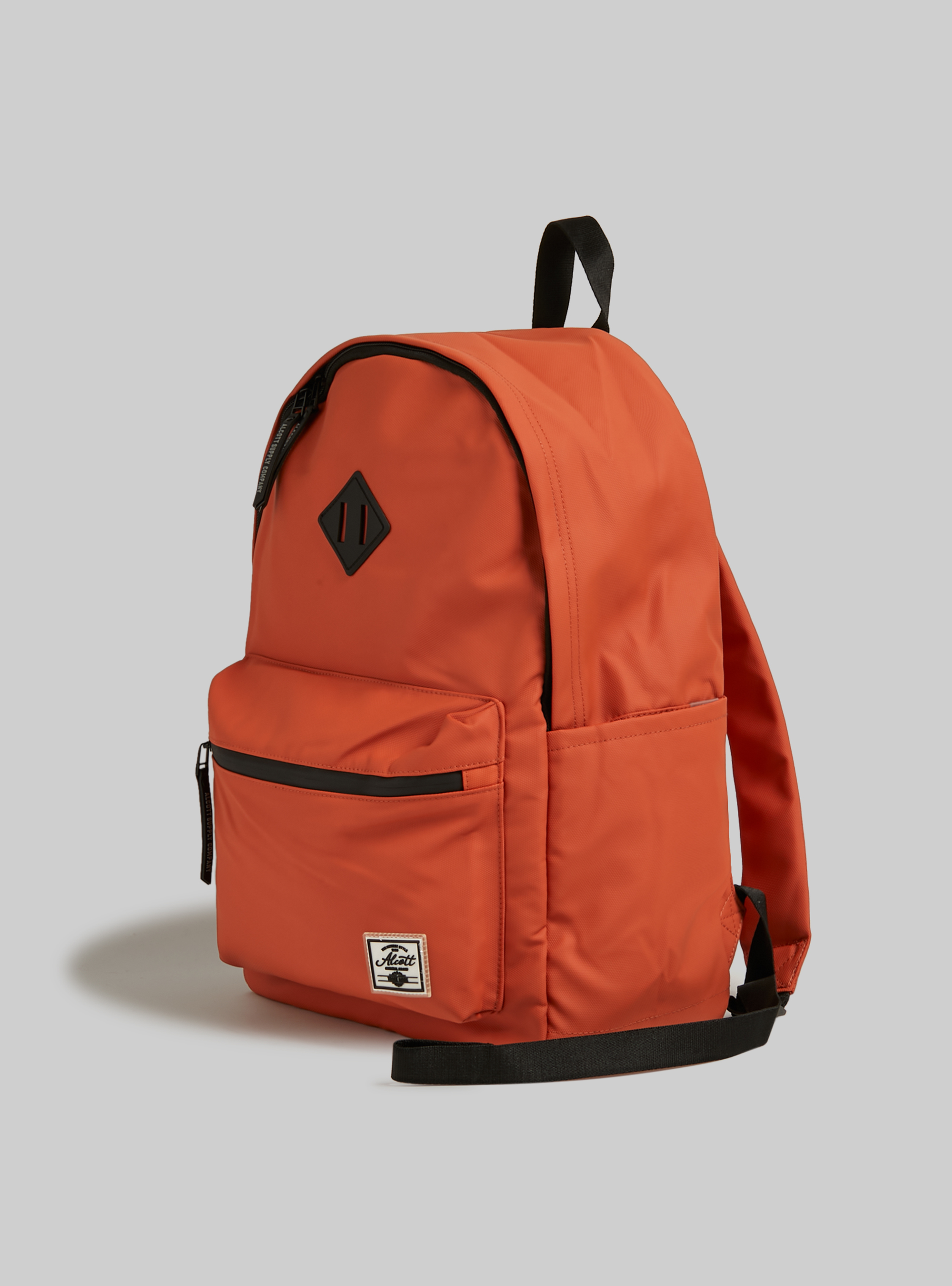 Backpack with contrasting details, OR2 ORANGE MED.