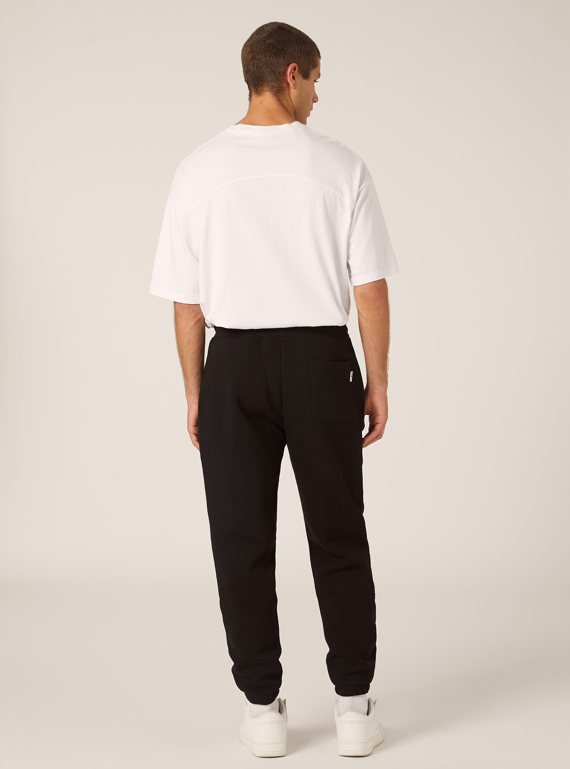 Fleece jogger pants, BK1 BLACK