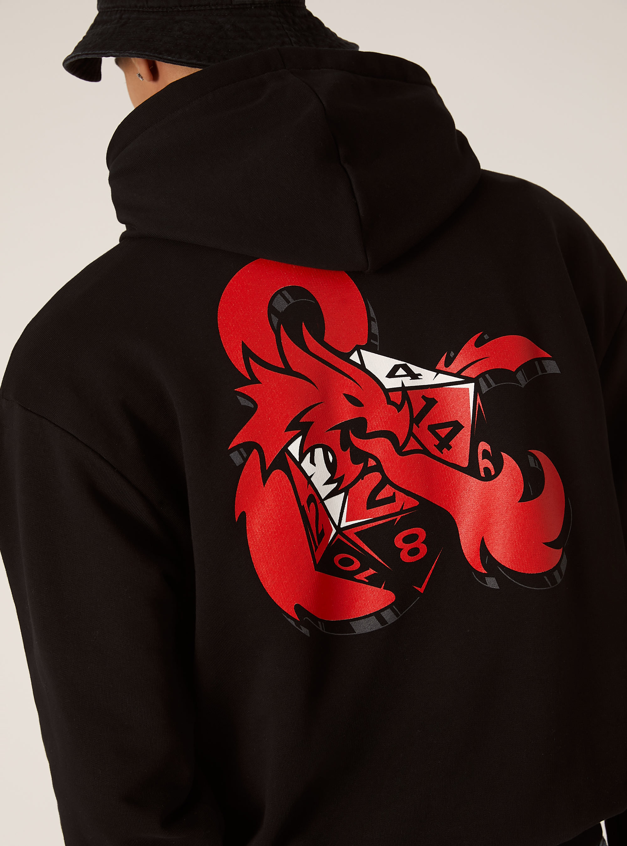 Sweat-shirt Dungeons & Dragons boxy fit / Alcott, BK1 BLACK