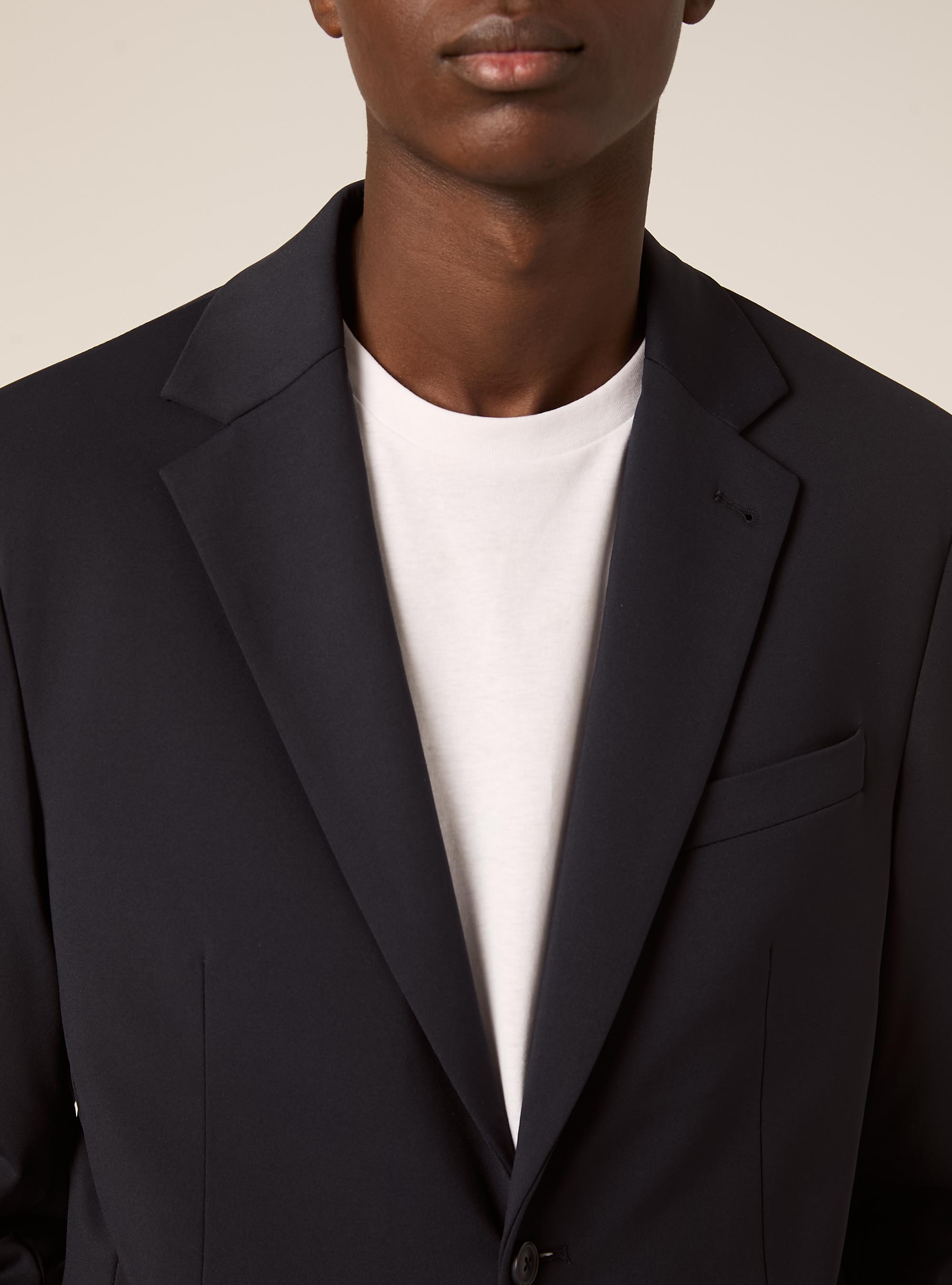 Giacca in tessuto techinco slim fit, NA1 NAVY DARK