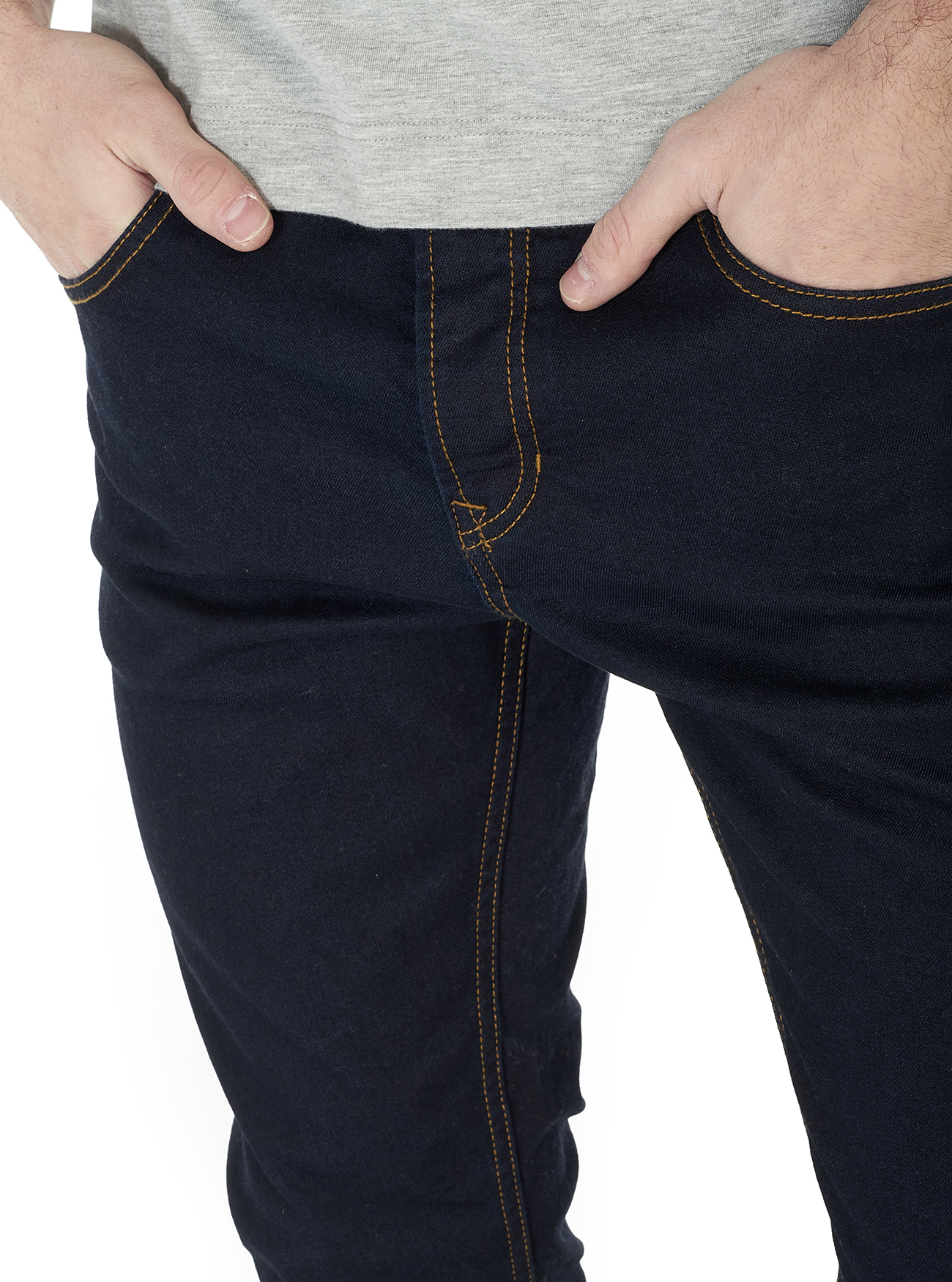 Jeans stretch regular fit, BLU MARINO