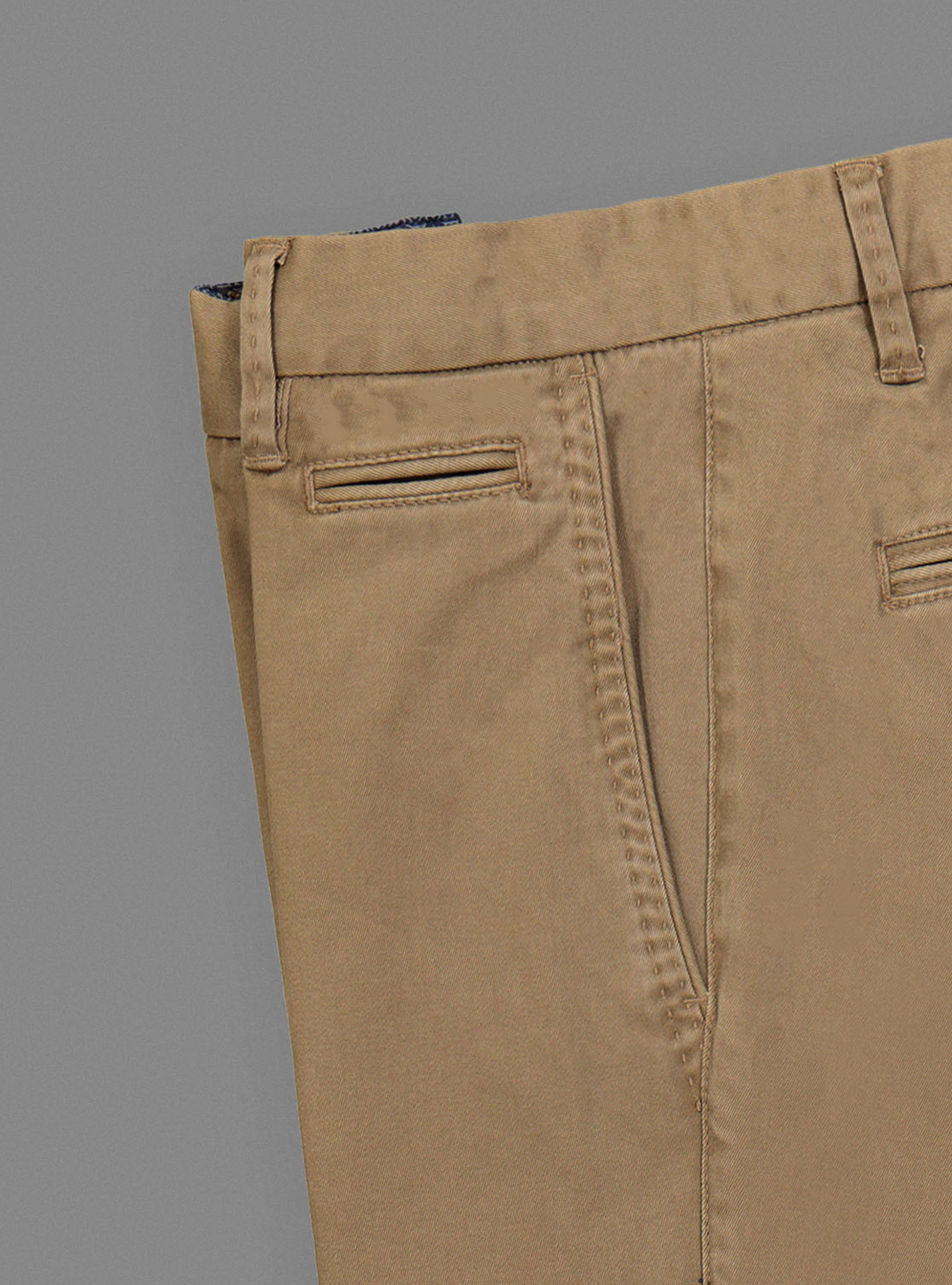 Pantaloni chino tasca america, MARRONE CHIARO
