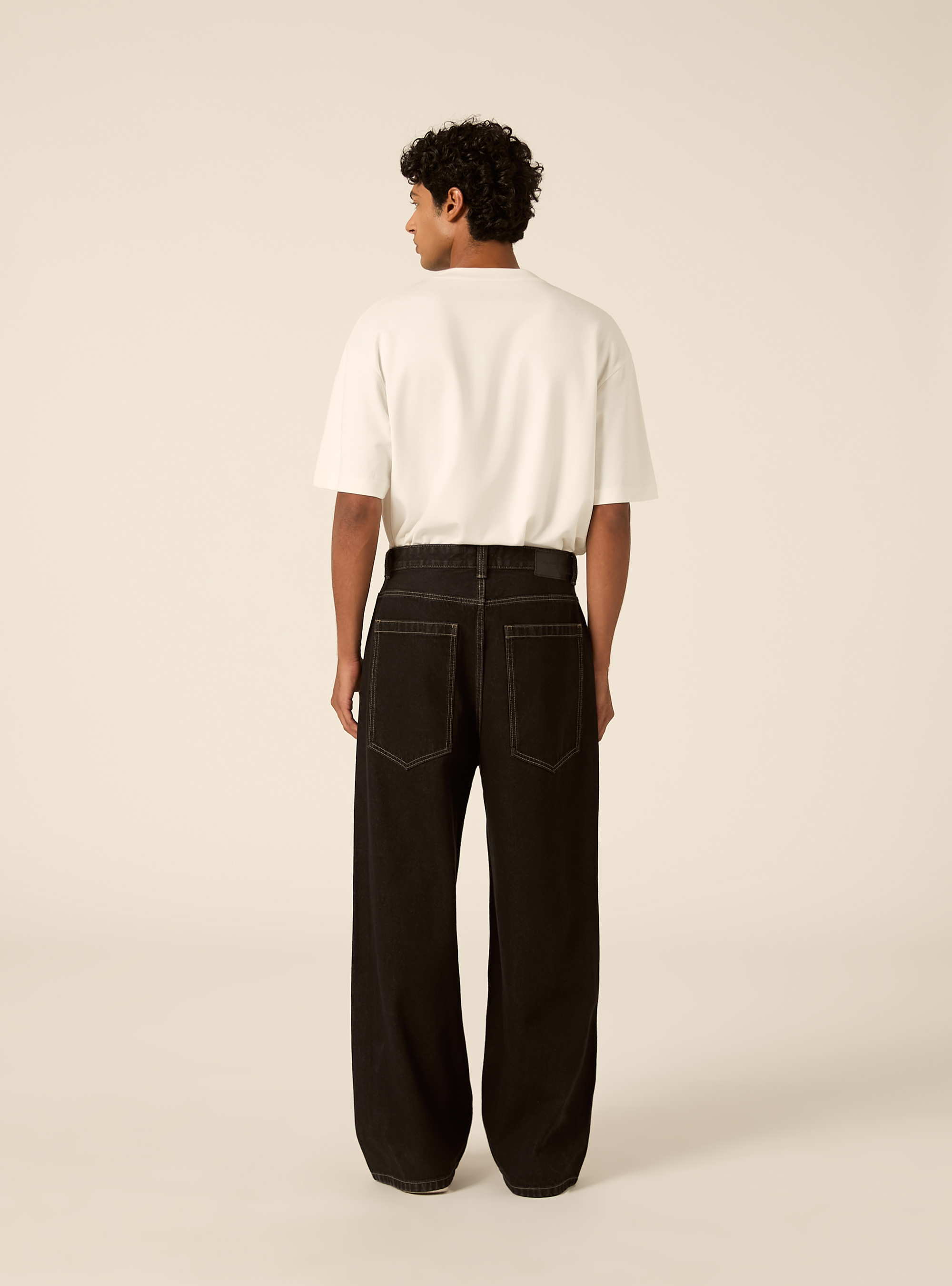 Jeans super baggy, D000 BLACK