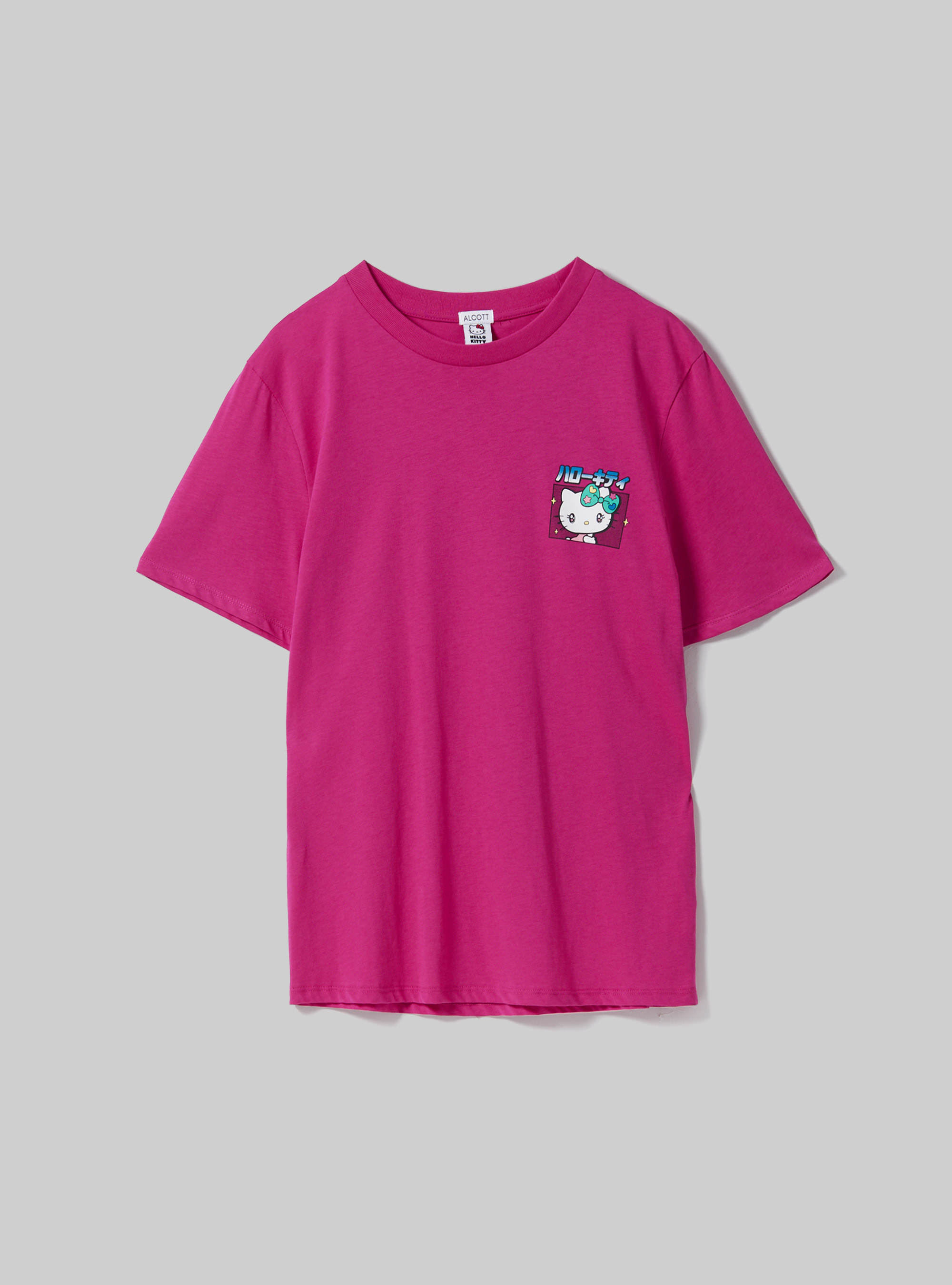 Camiseta Hello Kitty / Alcott, FX2 FUXIA MEDIUM