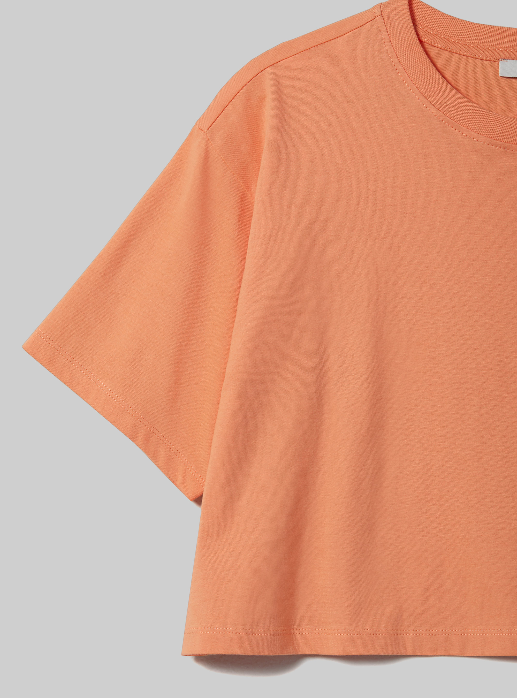 T-shirt en coton court, OR3 ORANGE LIGHT