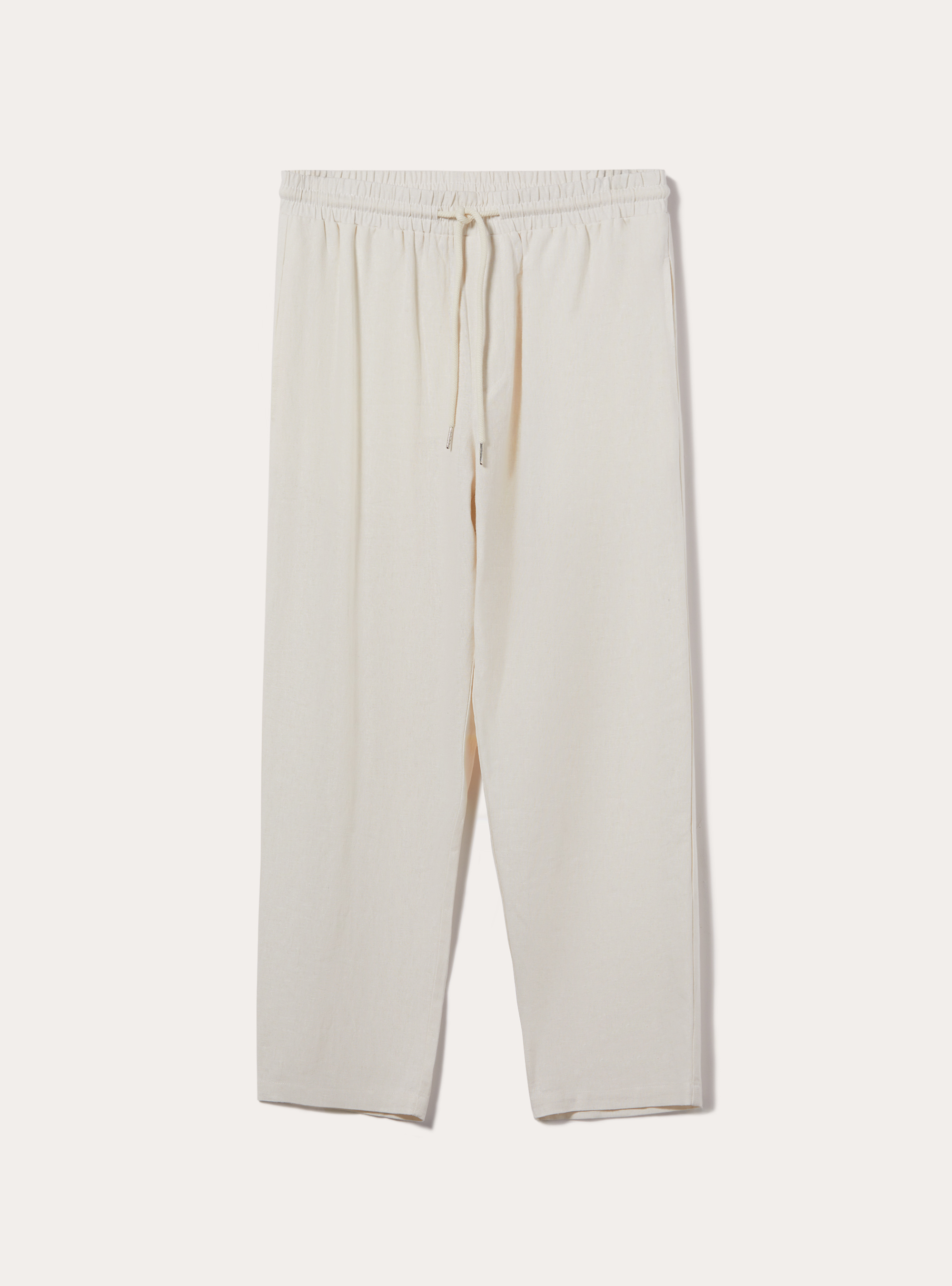Pantaloni jogger misto lino, WH2 WHITE
