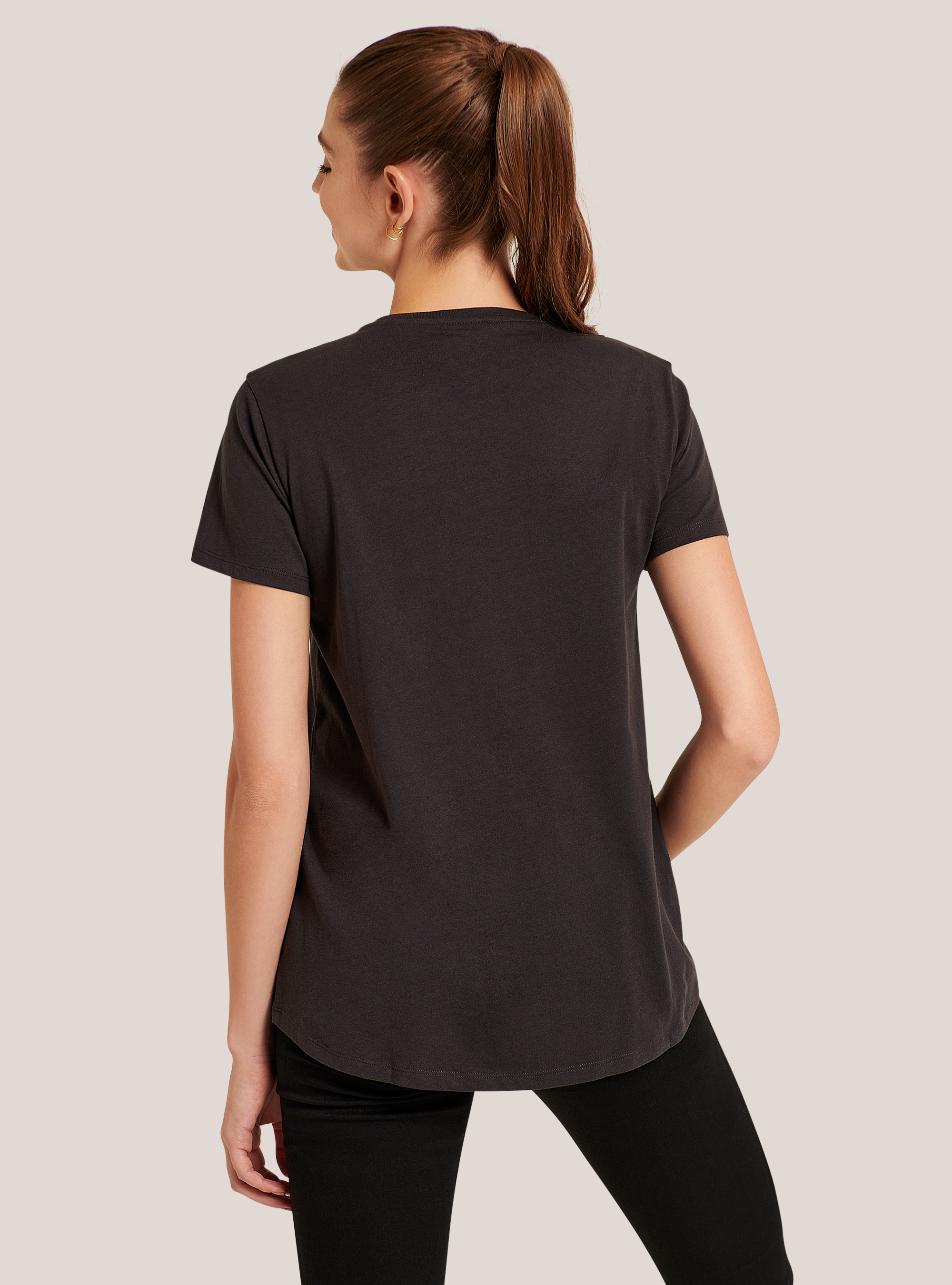 Monsters / Alcott T-shirt, BLACK