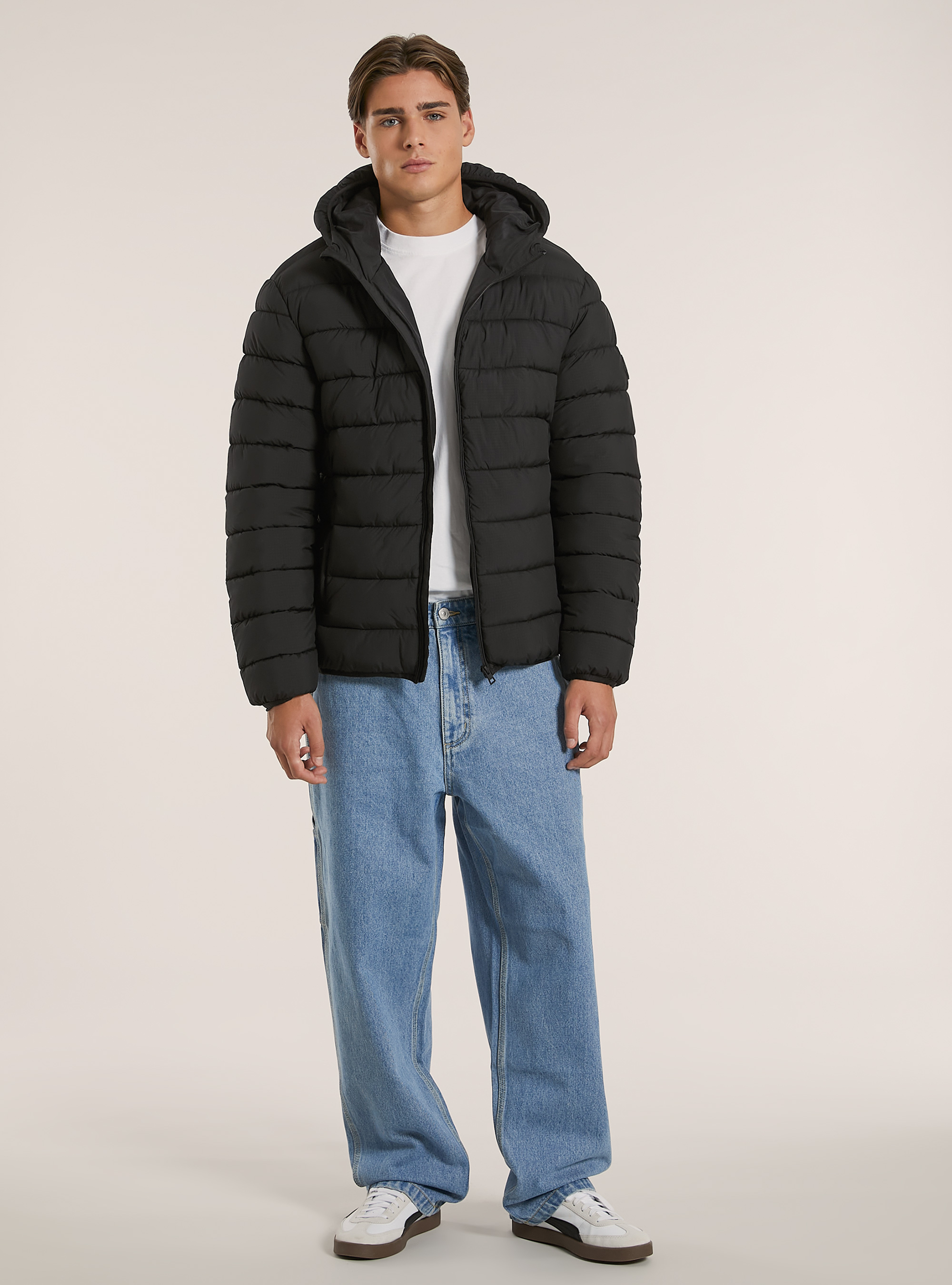 Veste avec rembourrage recyclé, BK1 BLACK