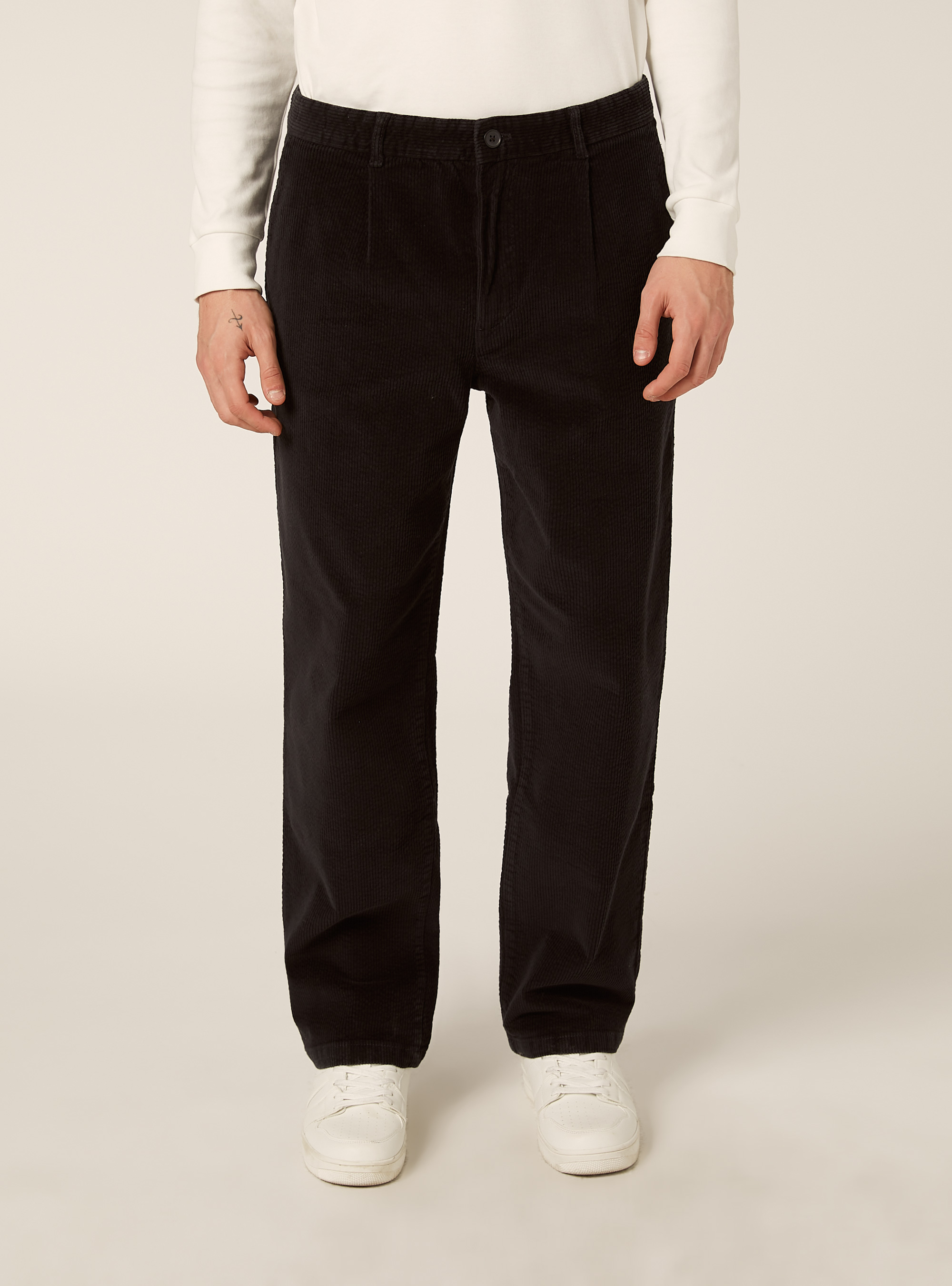 Pantalon en velours cotel&eacute;, GY1 GREY DARK