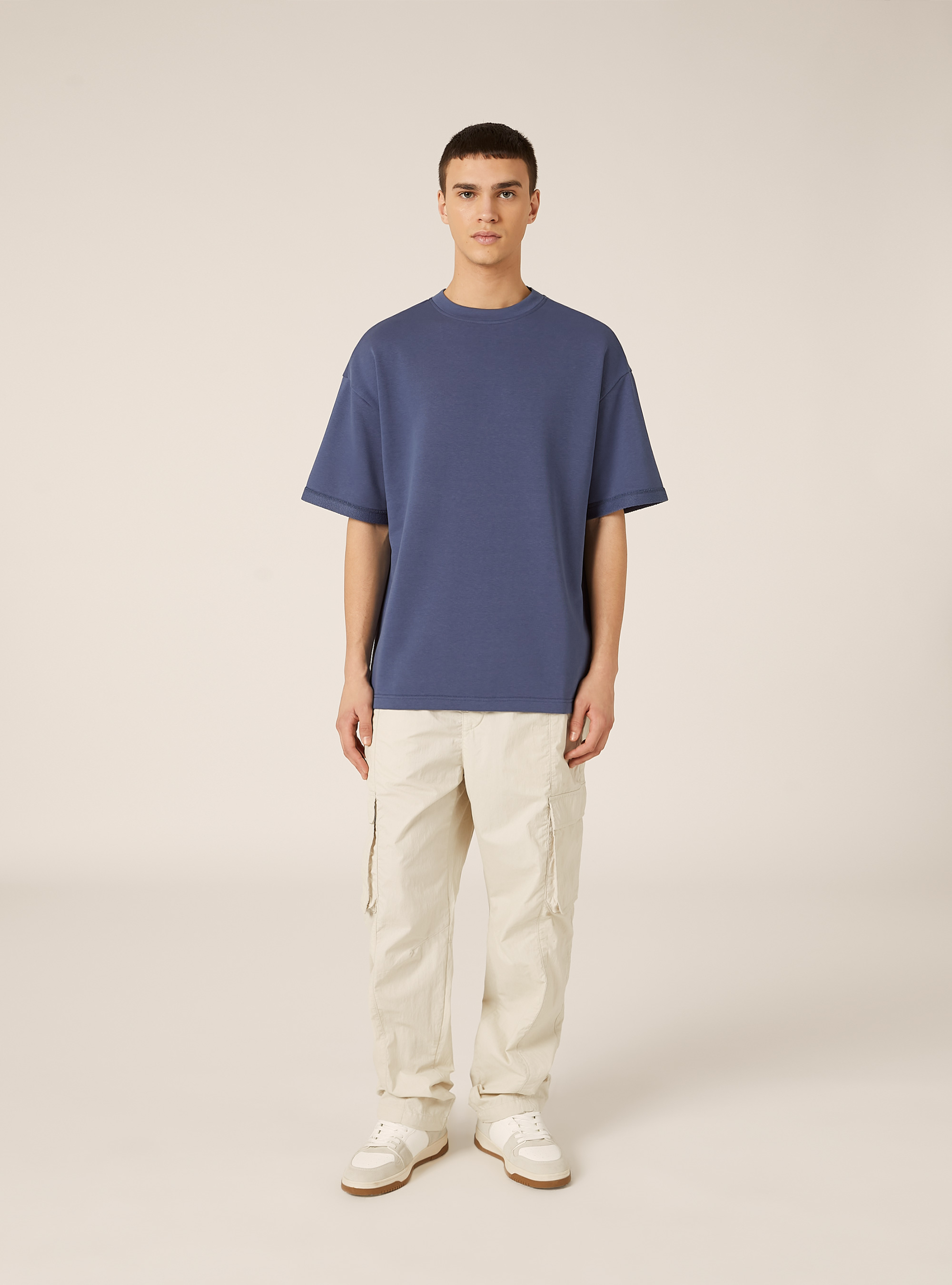 Oversized sweatshirt T-shirt, BL3 BLUE LIGHT