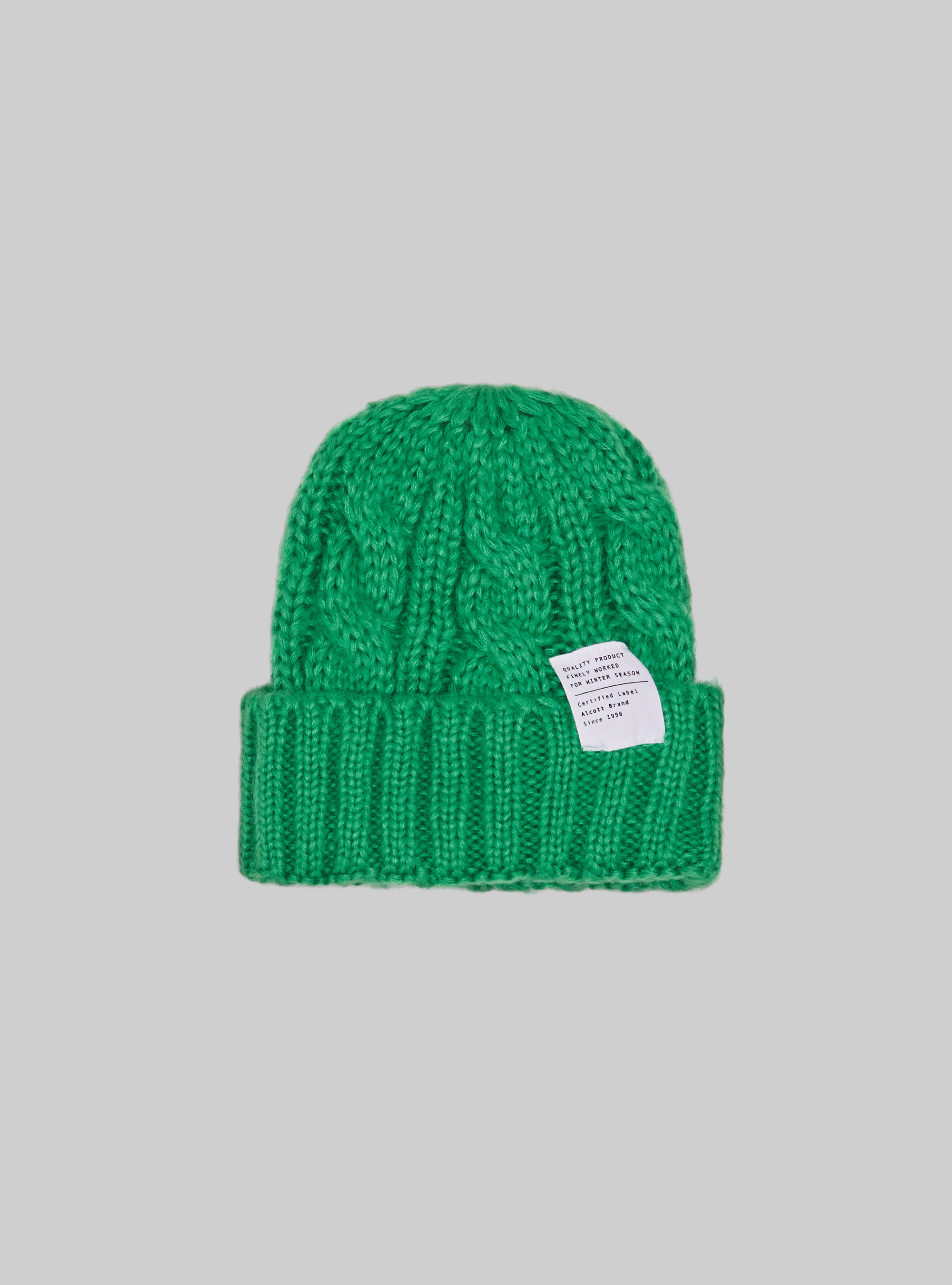 Cappello con trecce e patch, GC3 ACID GREEN LIGHT