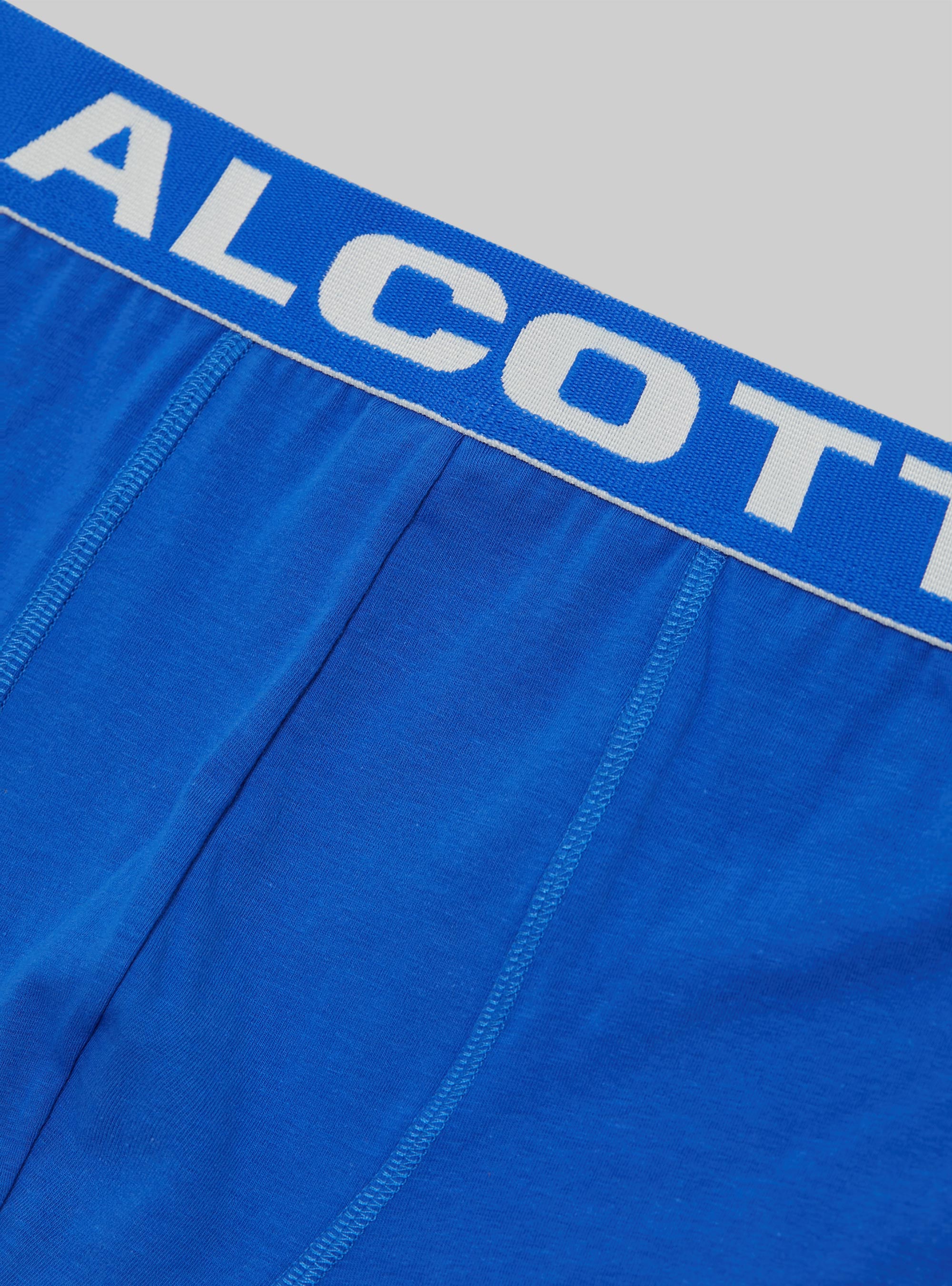Boxer in cotone elasticizzato con logo, AZ1 AZURE DARK